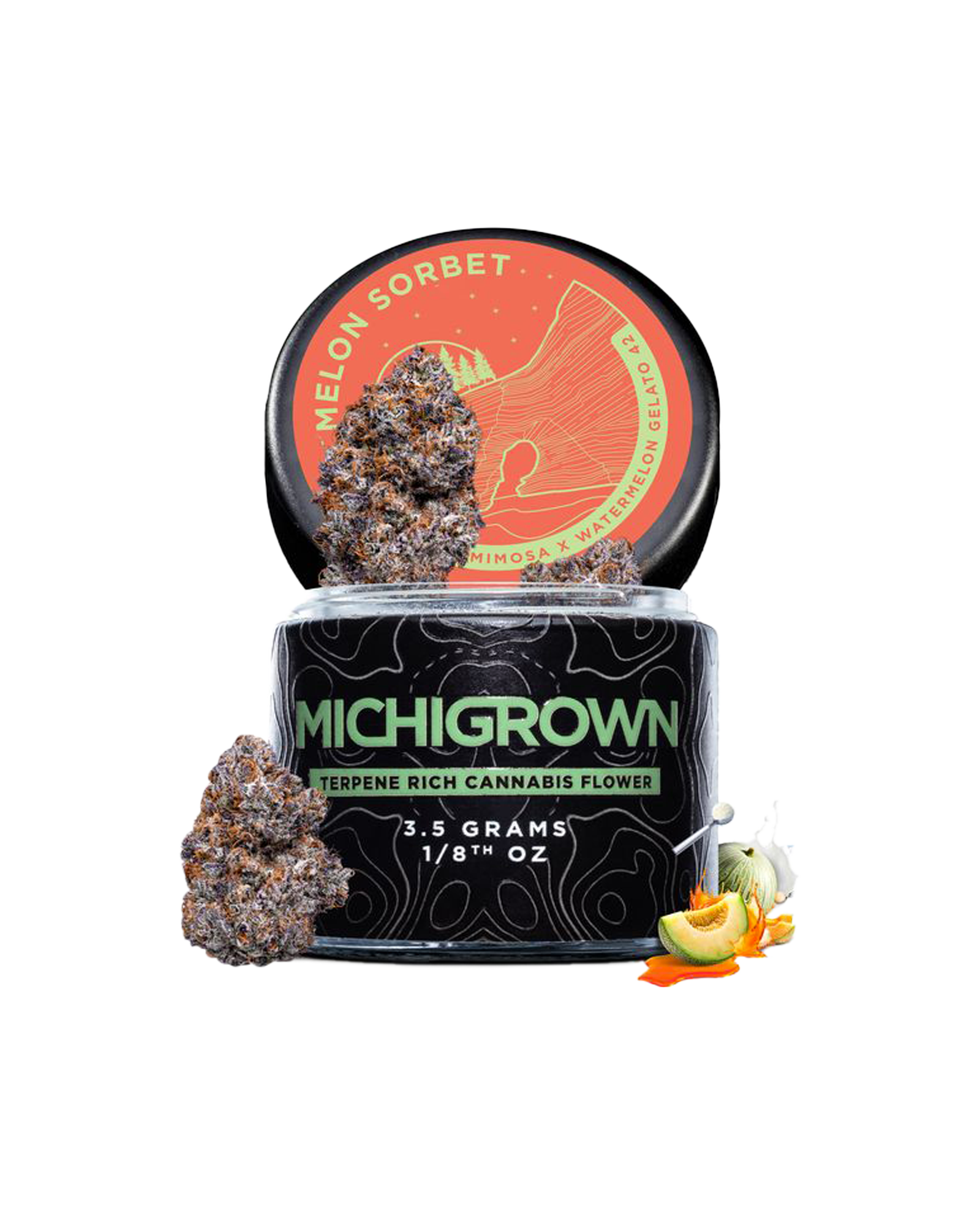 Melon Sorbet 3.5g, 1 of 1