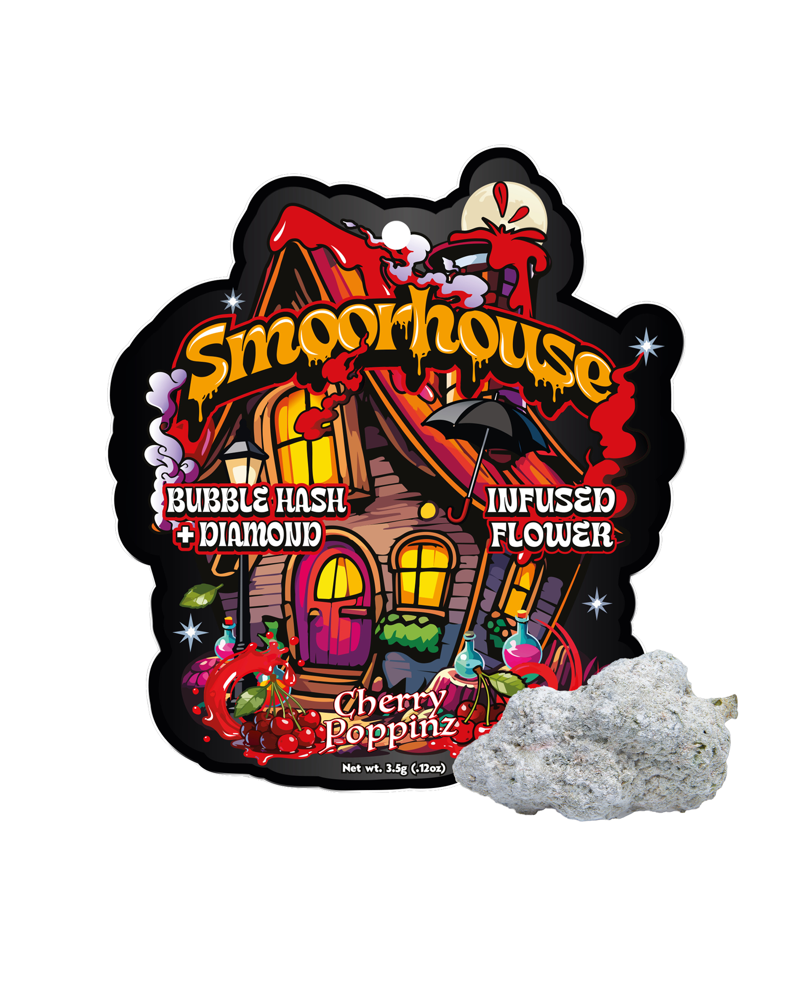 Cherry Poppinz Bubble Hash Infused Flower 3.5g, 1 of 1
