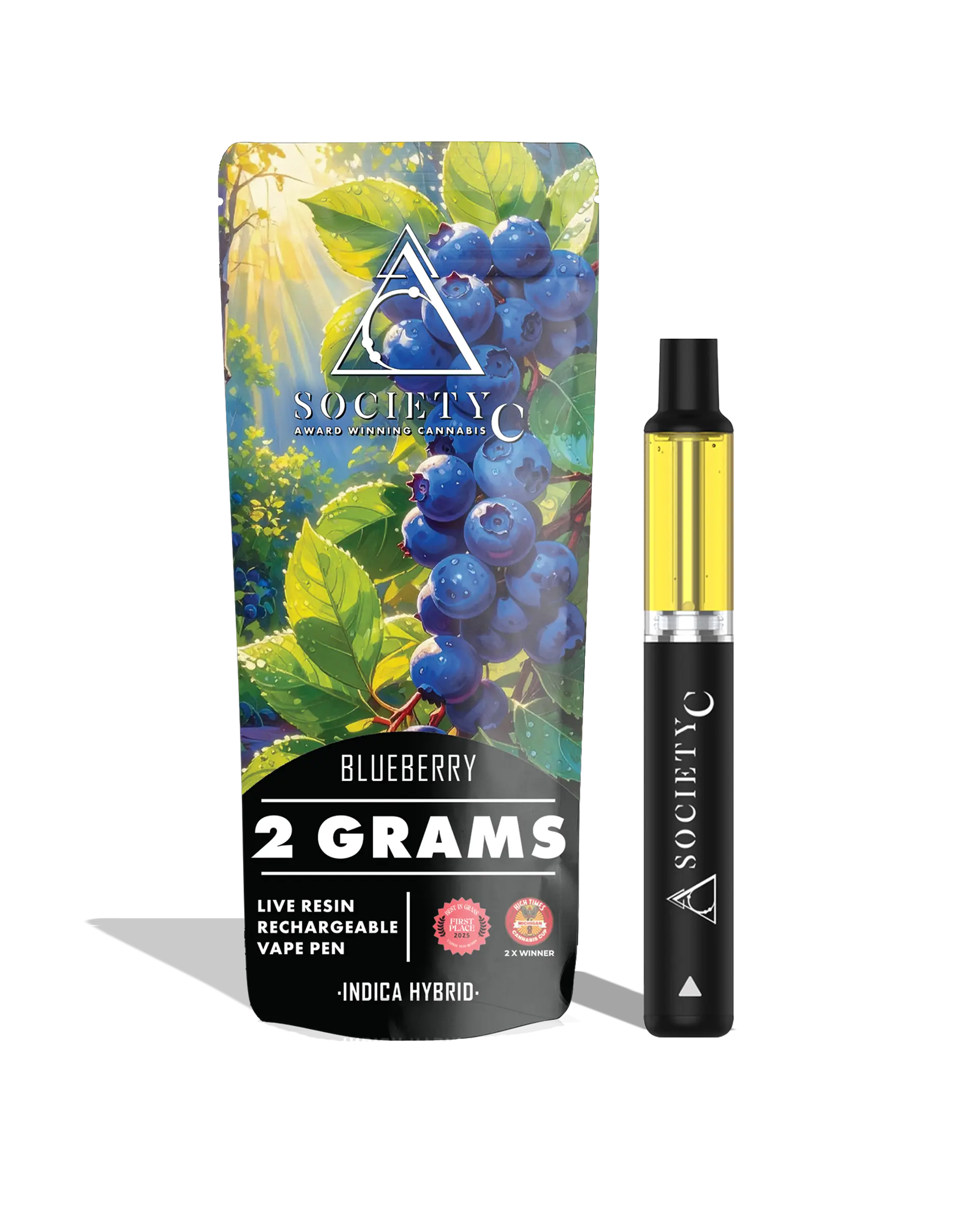 Blueberry Live Resin Disposable Cart 2g