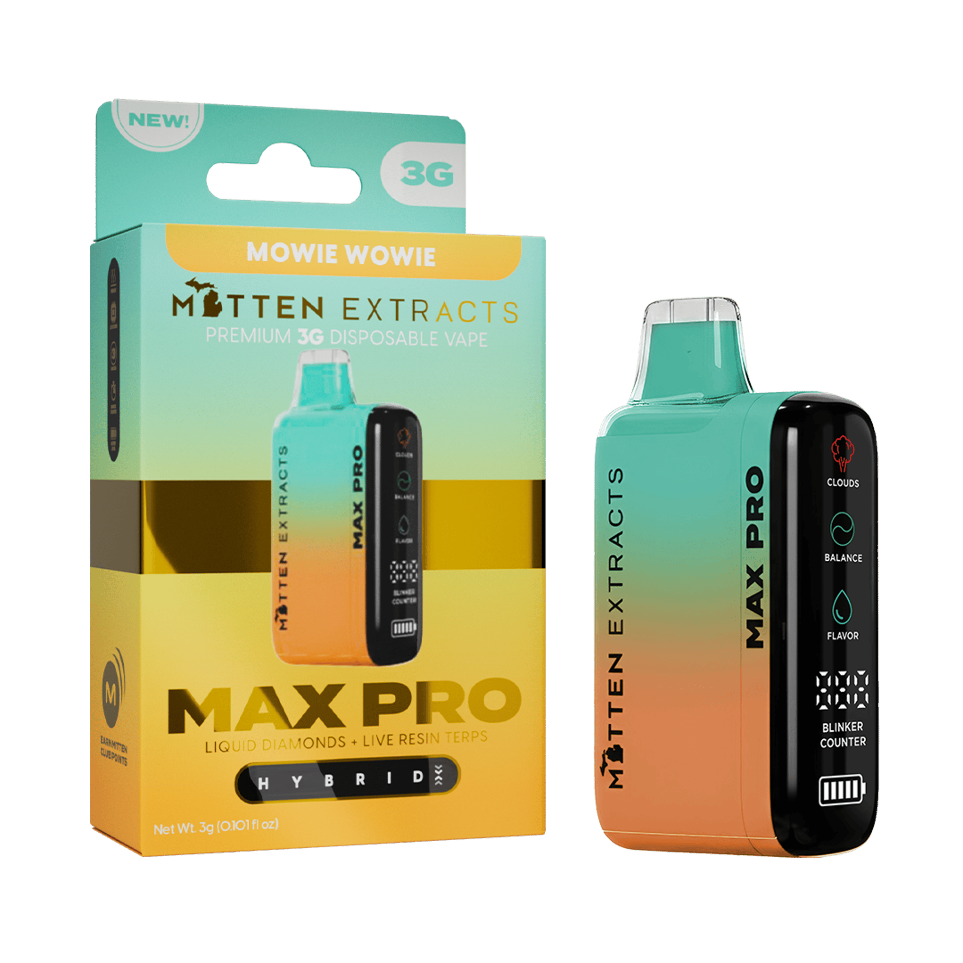 Mowie Wowie Max Pro Disposable Cart 3g
