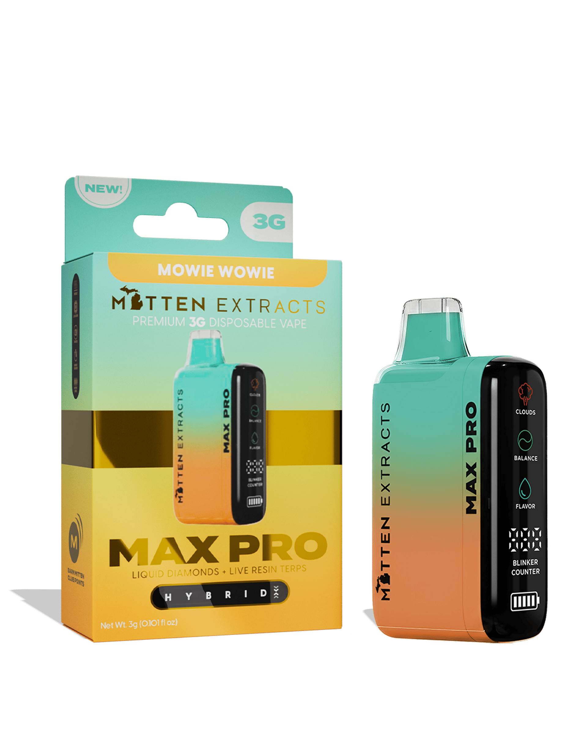 Mowie Wowie Max Pro Disposable Cart 3g