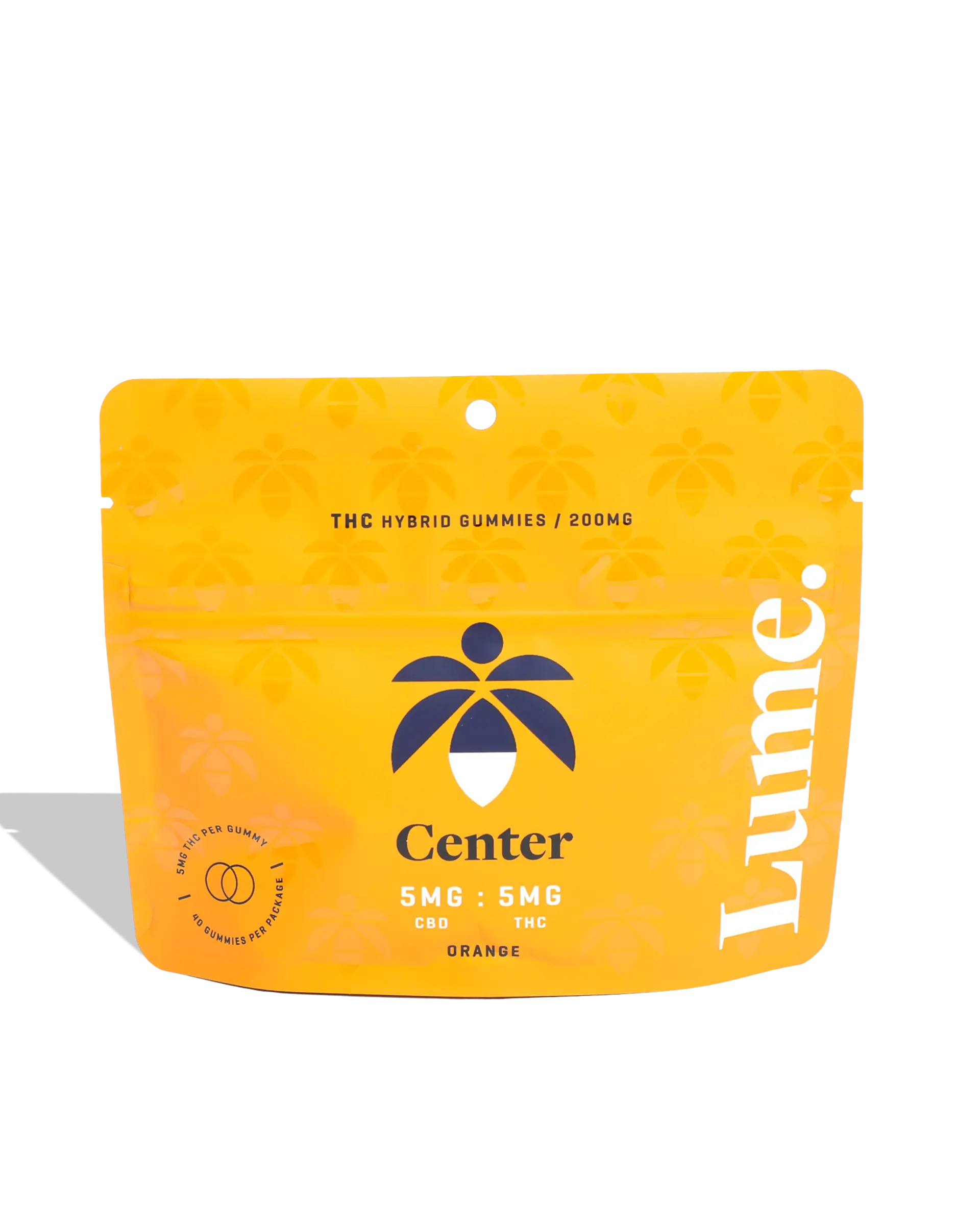 Center - Orange 1:1 Gummies 40x5mg