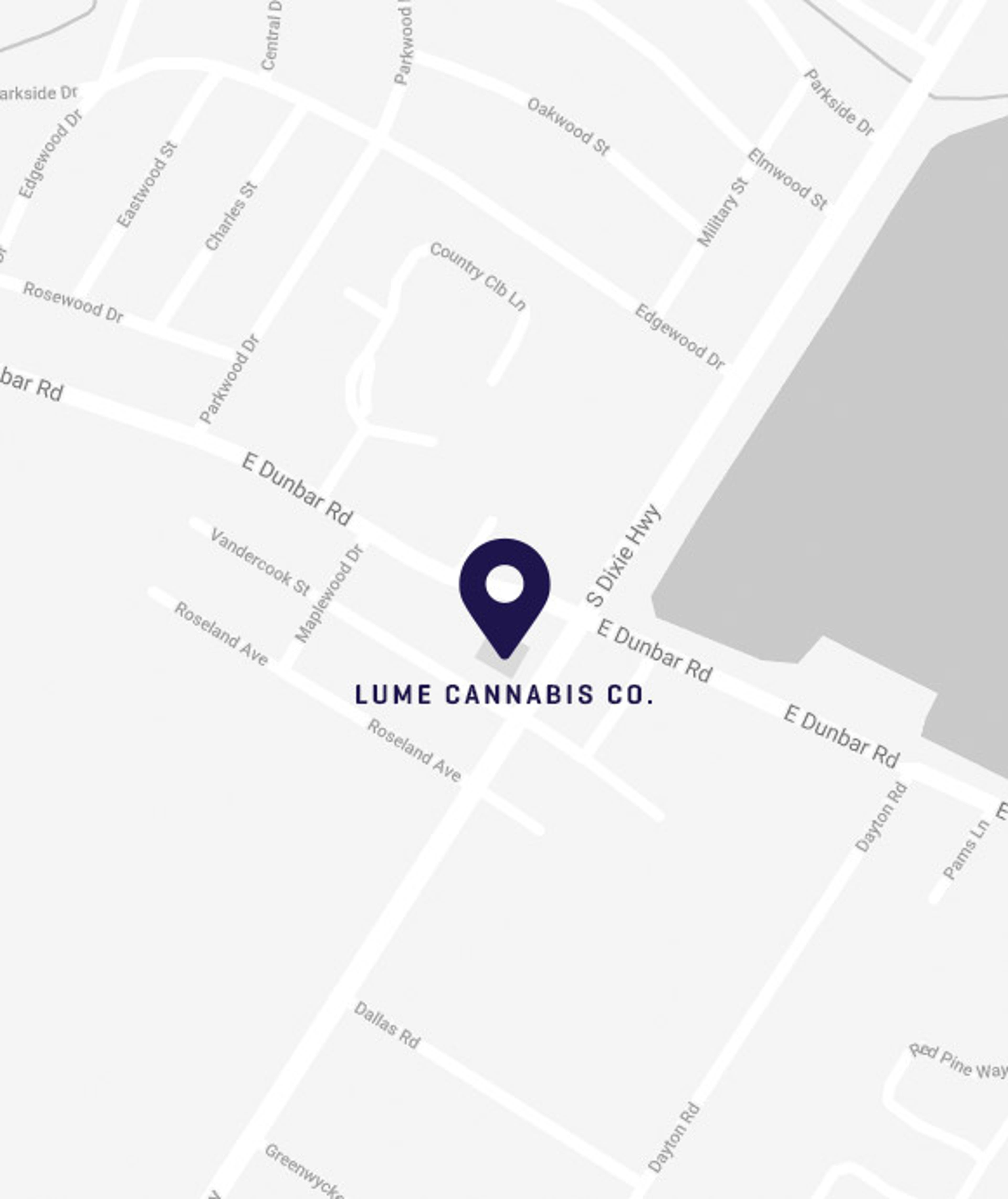 Location of Lume Cannabis Dispensary in Monroe, MI