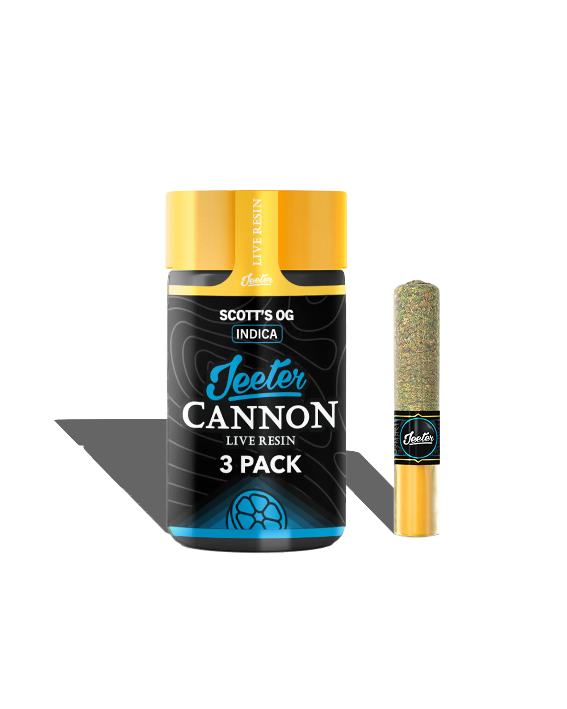 Scott's OG Cannon Live Resin Infused Preroll 3-pack