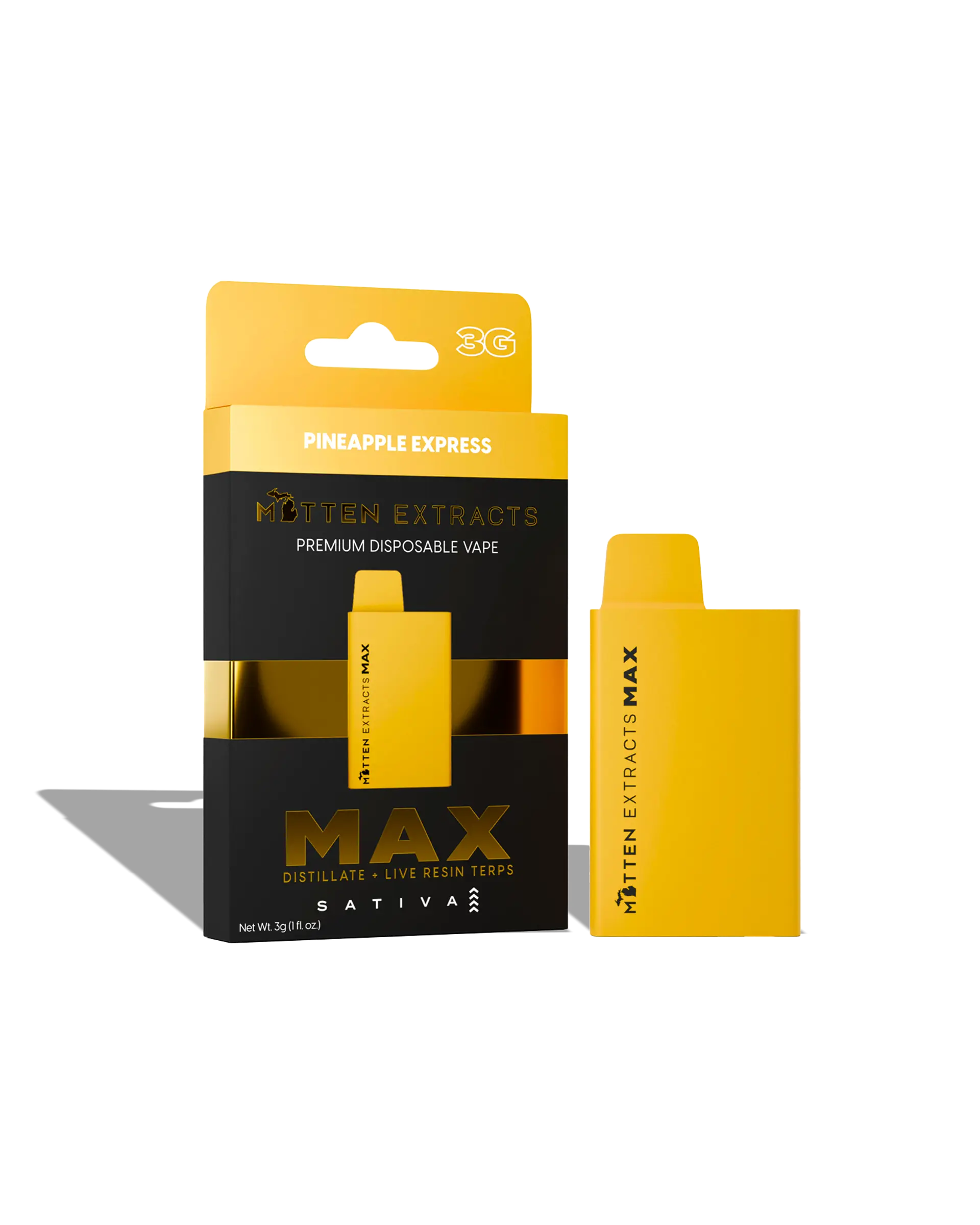 Pineapple Express Max Disposable Cart 3g