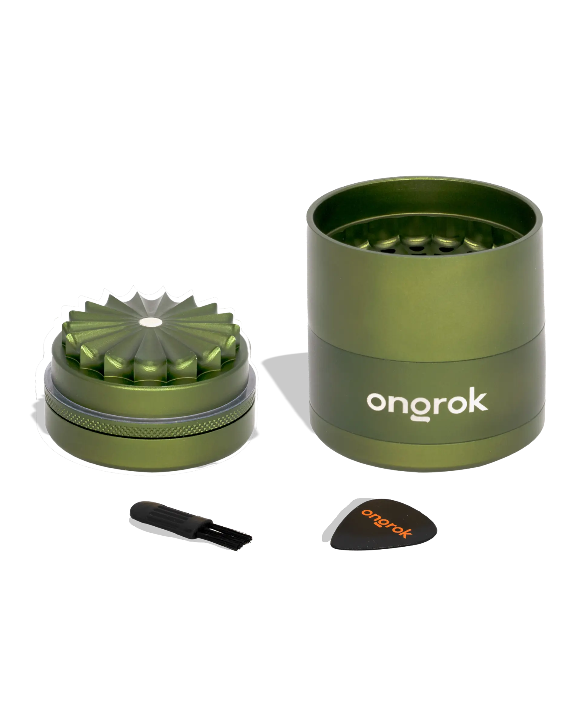 5-Piece Toothless Grinder - Green