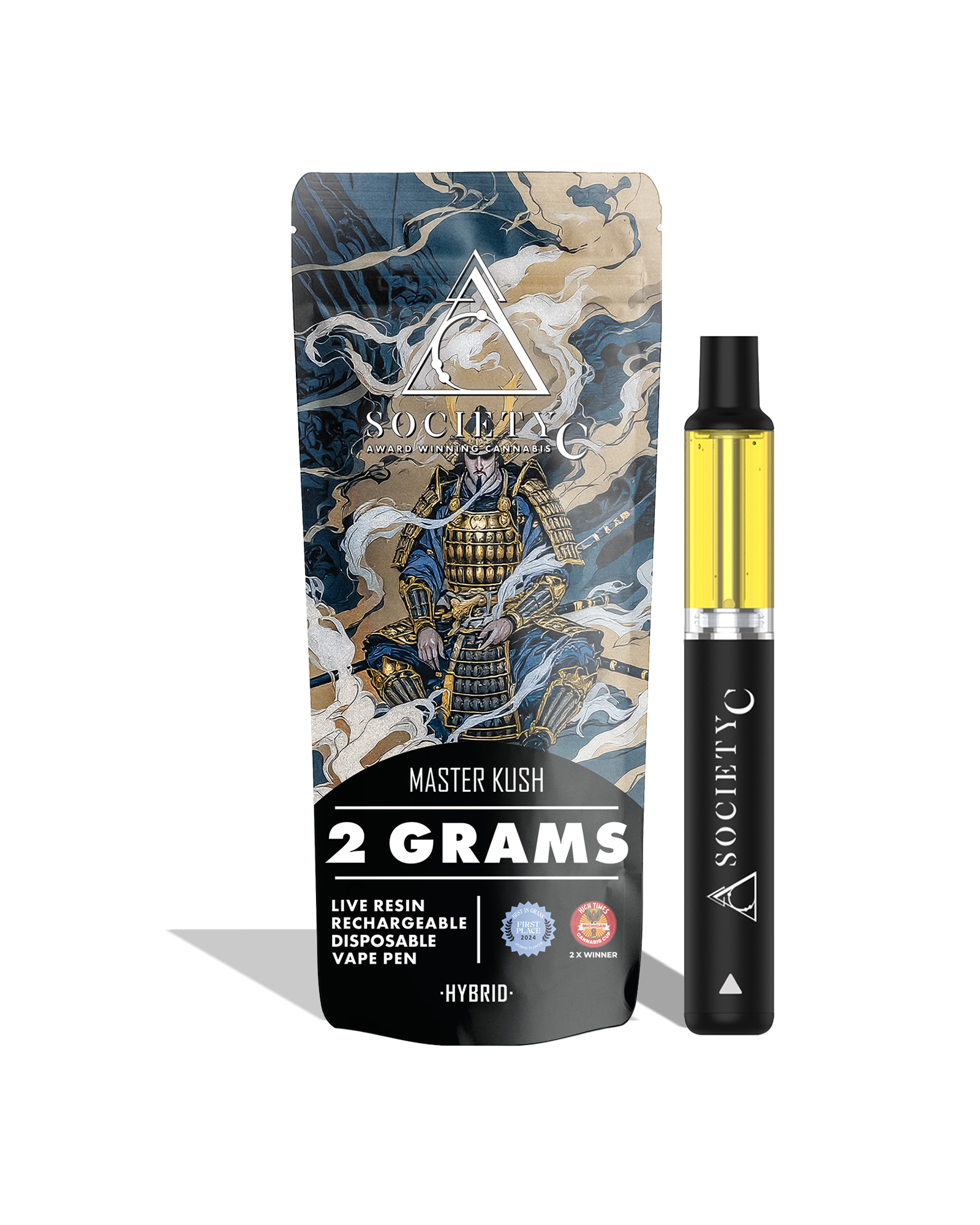 Master Kush Live Resin Disposable Cart 2g, 1 of 1