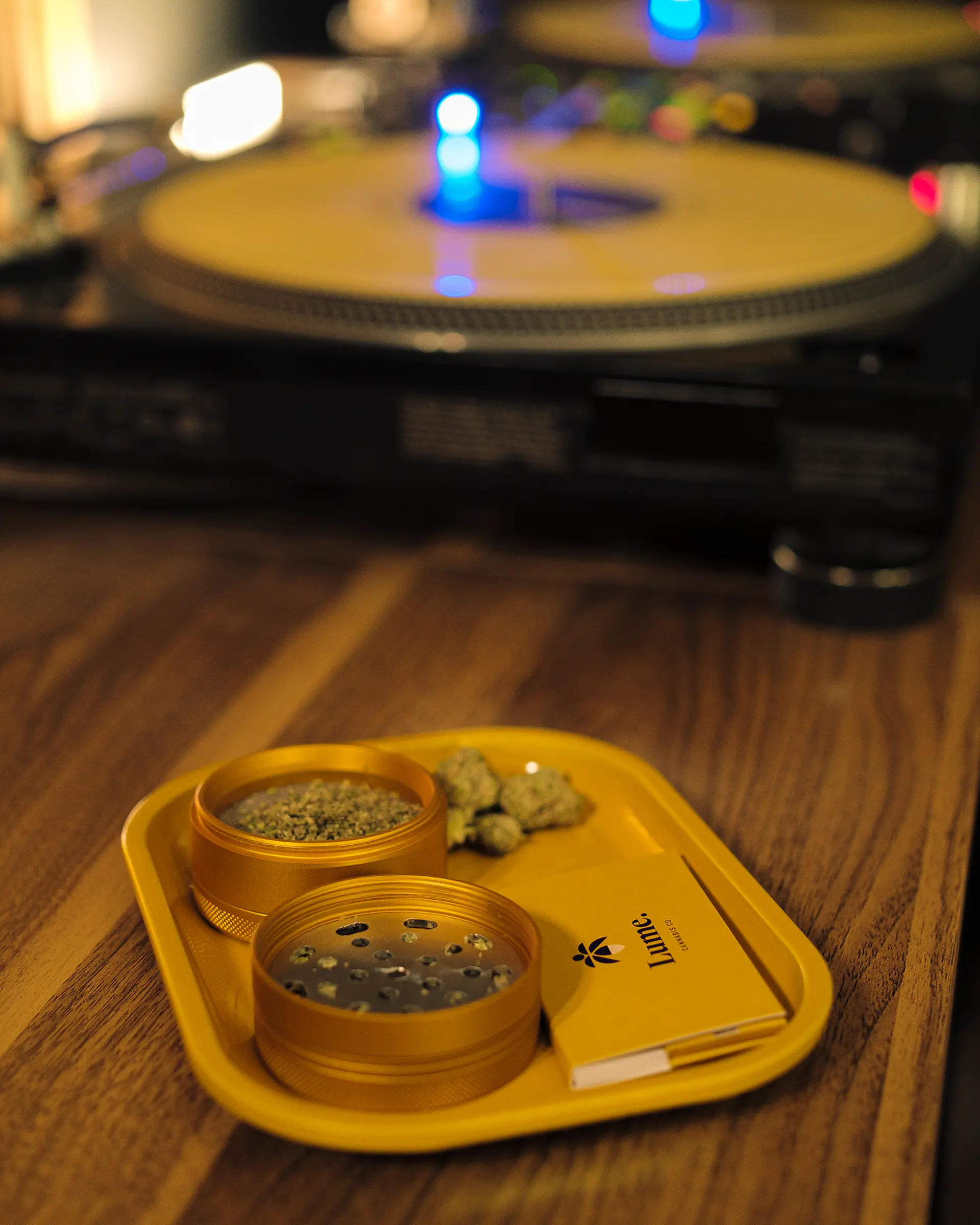 Lume Rolling Tray - Gold, 2 of 2