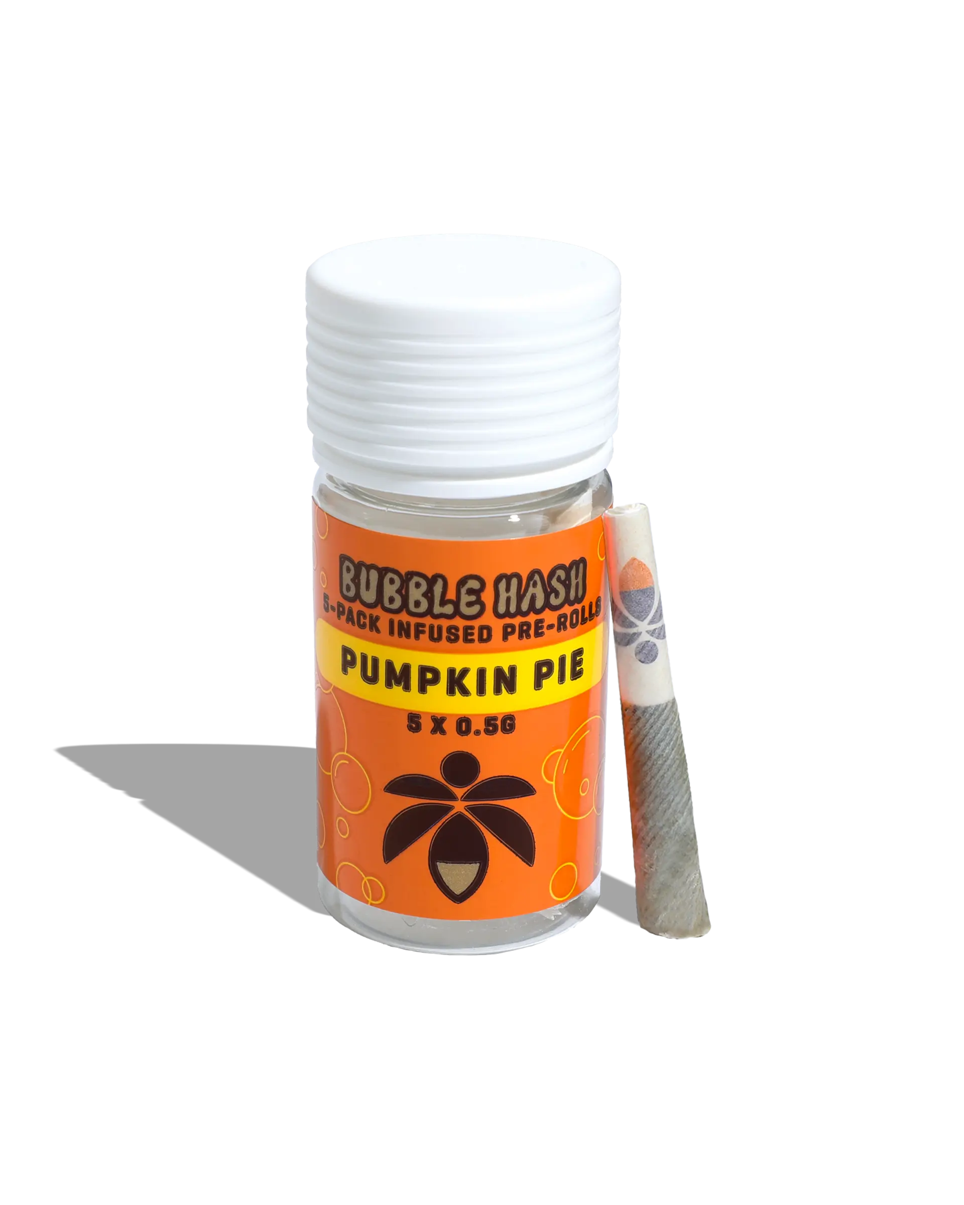Pumpkin Pie Bubble Hash Infused Preroll 5-pack