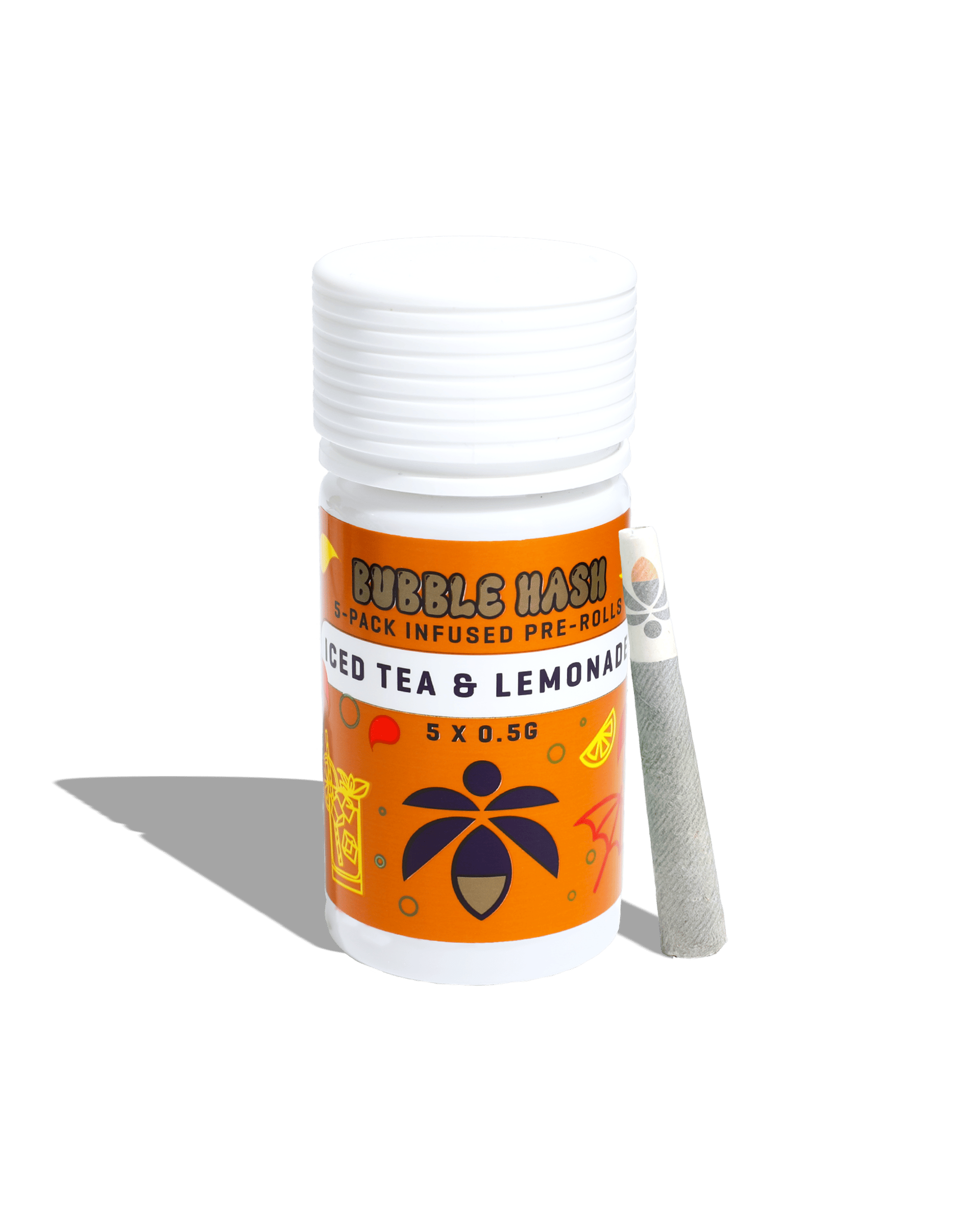 Ice Tea & Lemonade Bubble Hash Infused Preroll 5-pack