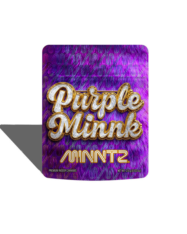 Purple Minnk official packaging artwork, as labeled by the cited image source