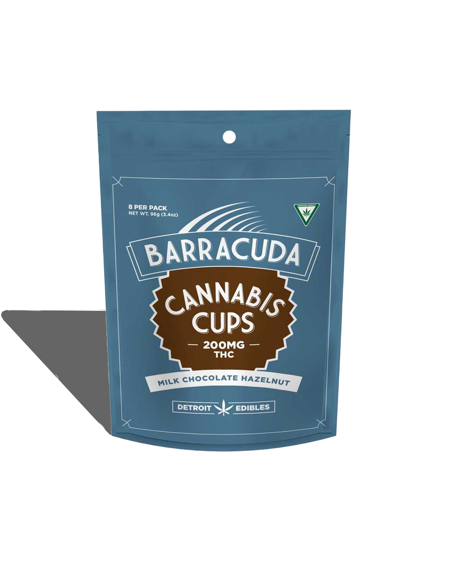 Milk Chocolate Hazelnut Cannabis Cups 8x25mg, 1 of 1