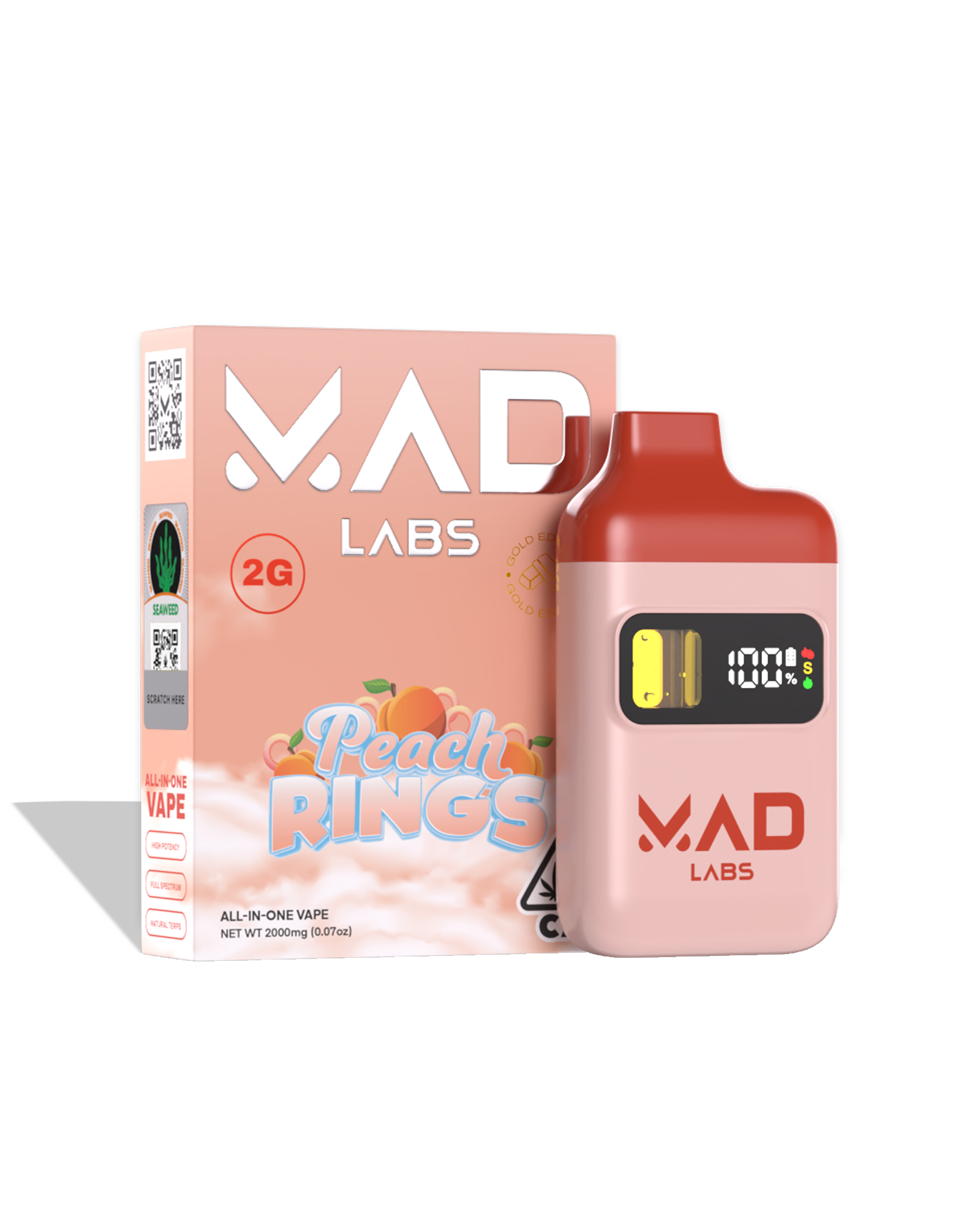 Peach Rings Disposable Cart 2g, 1 of 1