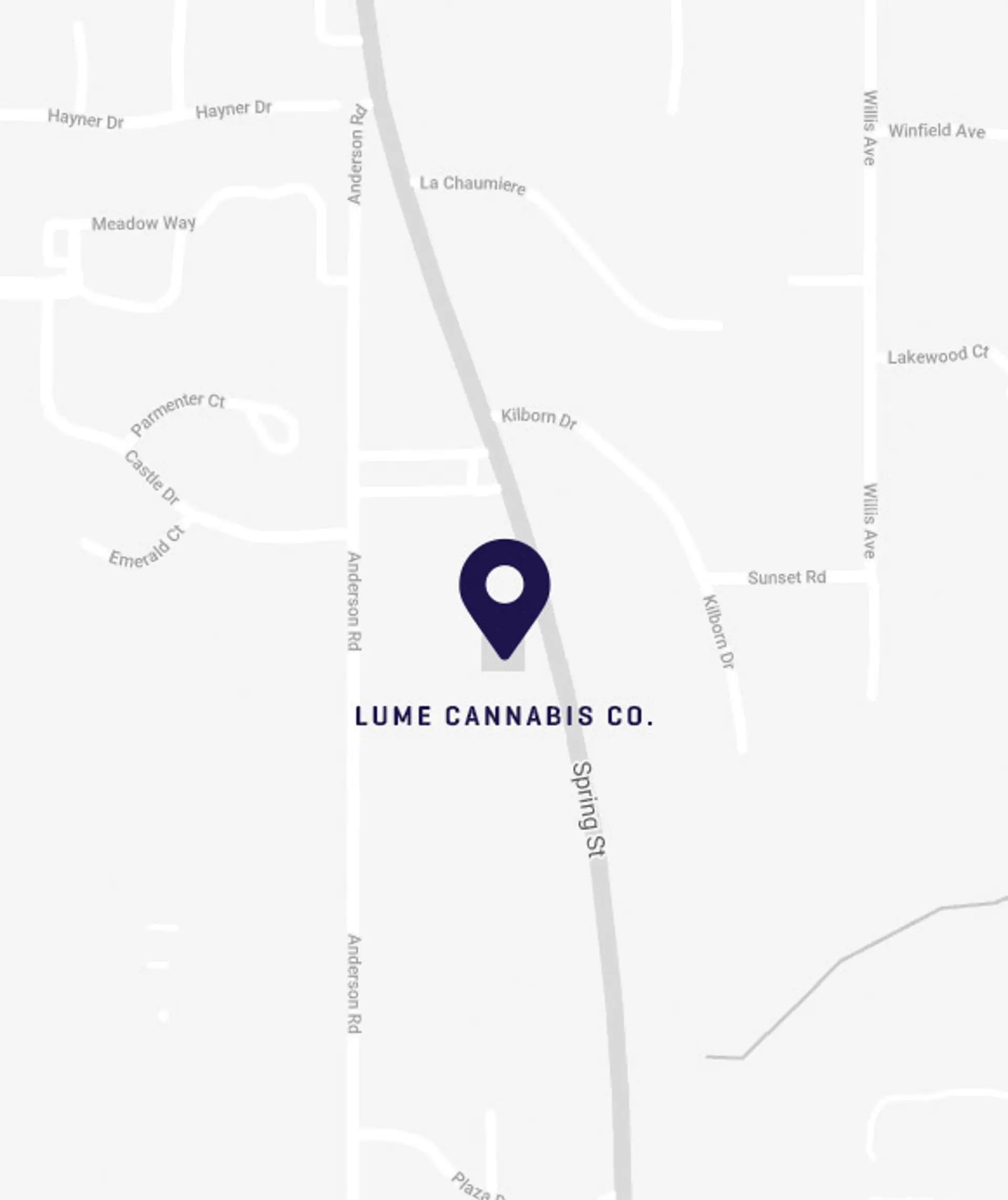 Location of Lume Cannabis in Bear Creek, MI