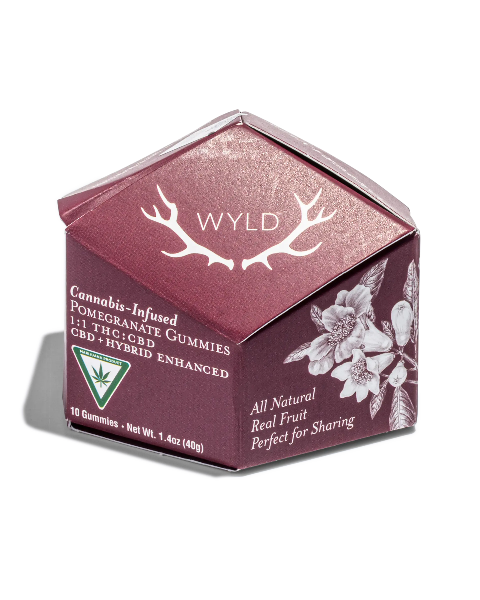 Pomegranate 1:1 Thc:cbd Gummies 10x10mg