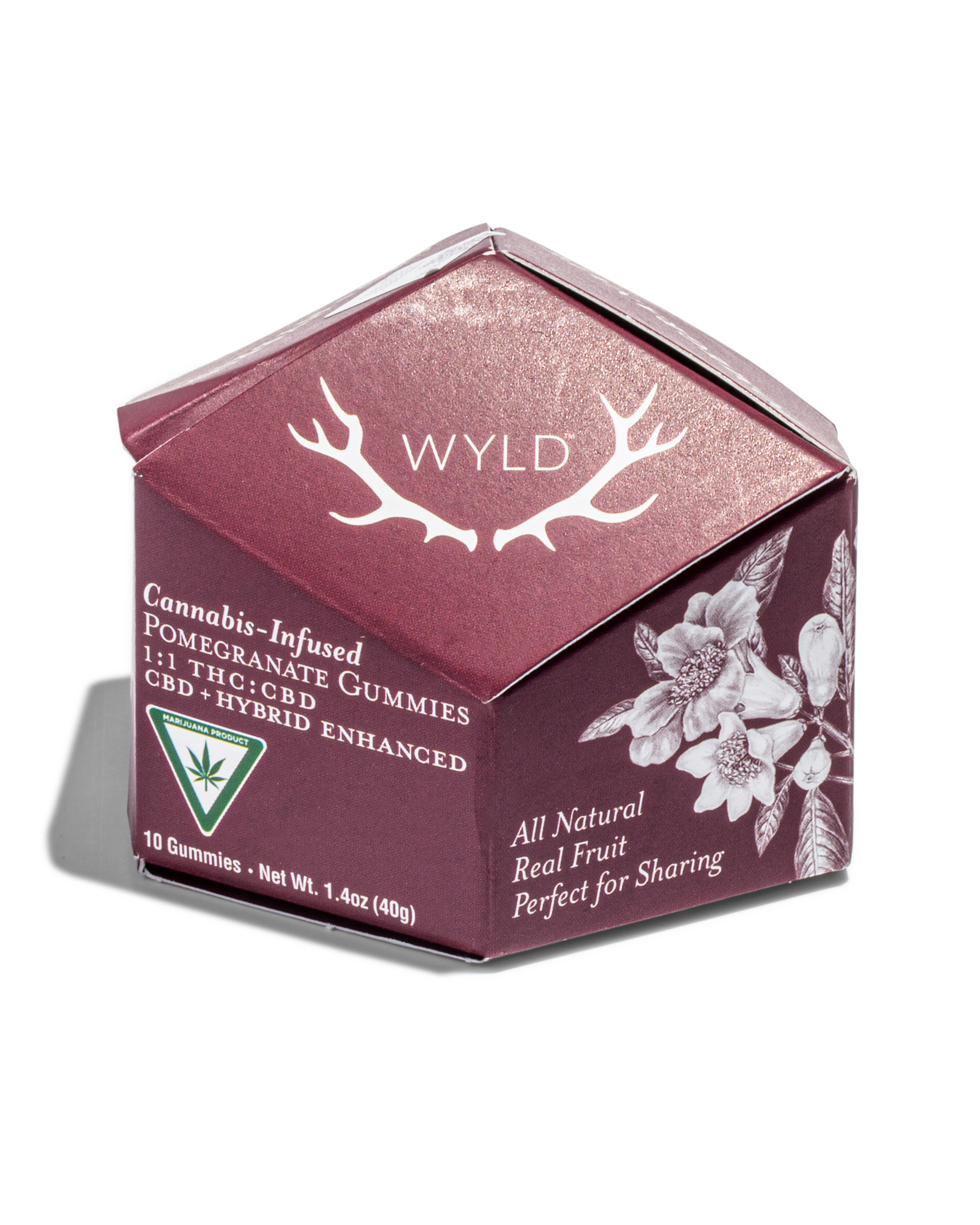 Pomegranate 1:1 THC:CBD Gummies 10x10mg