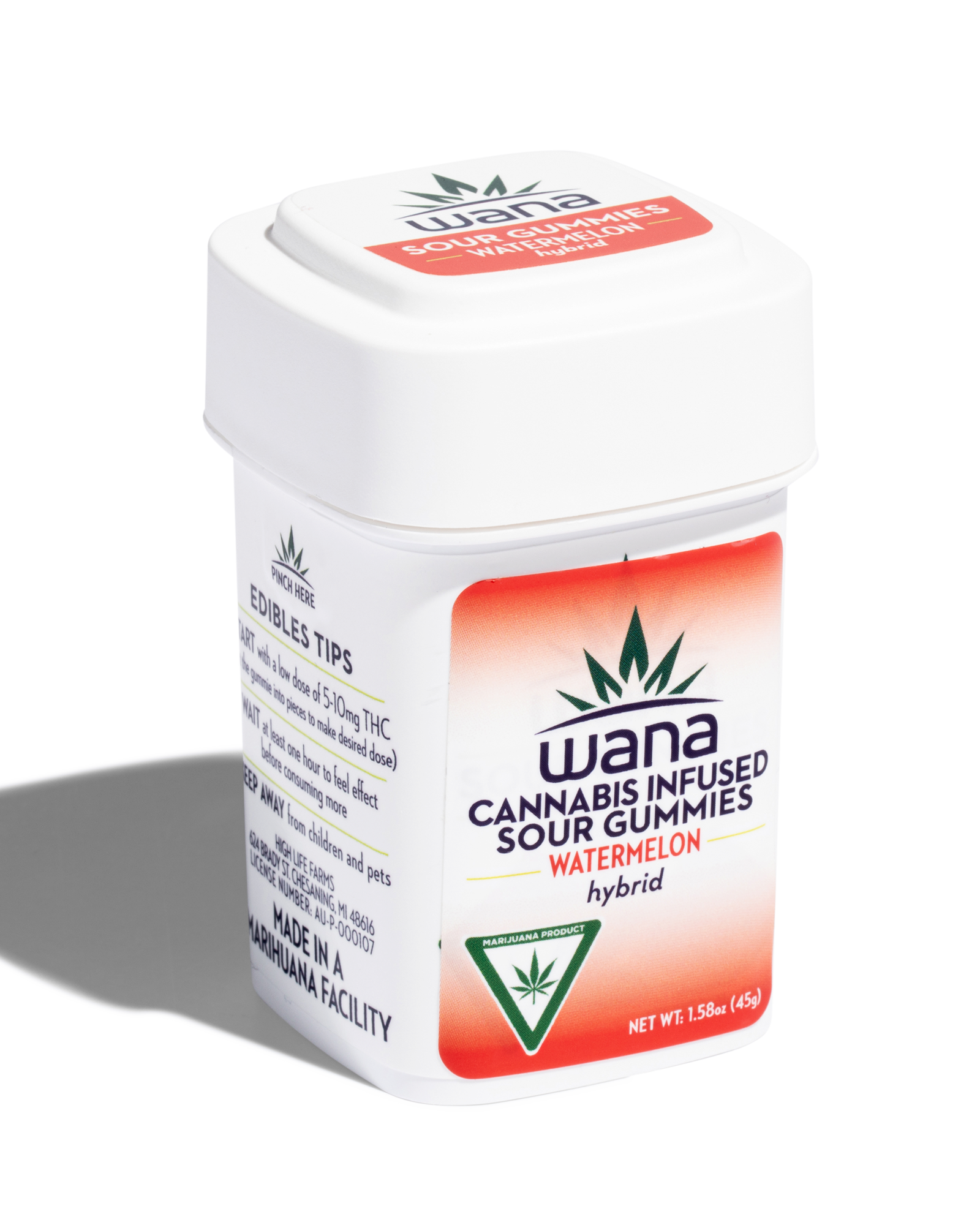 Watermelon Gummies 10x10mg, 2 of 3