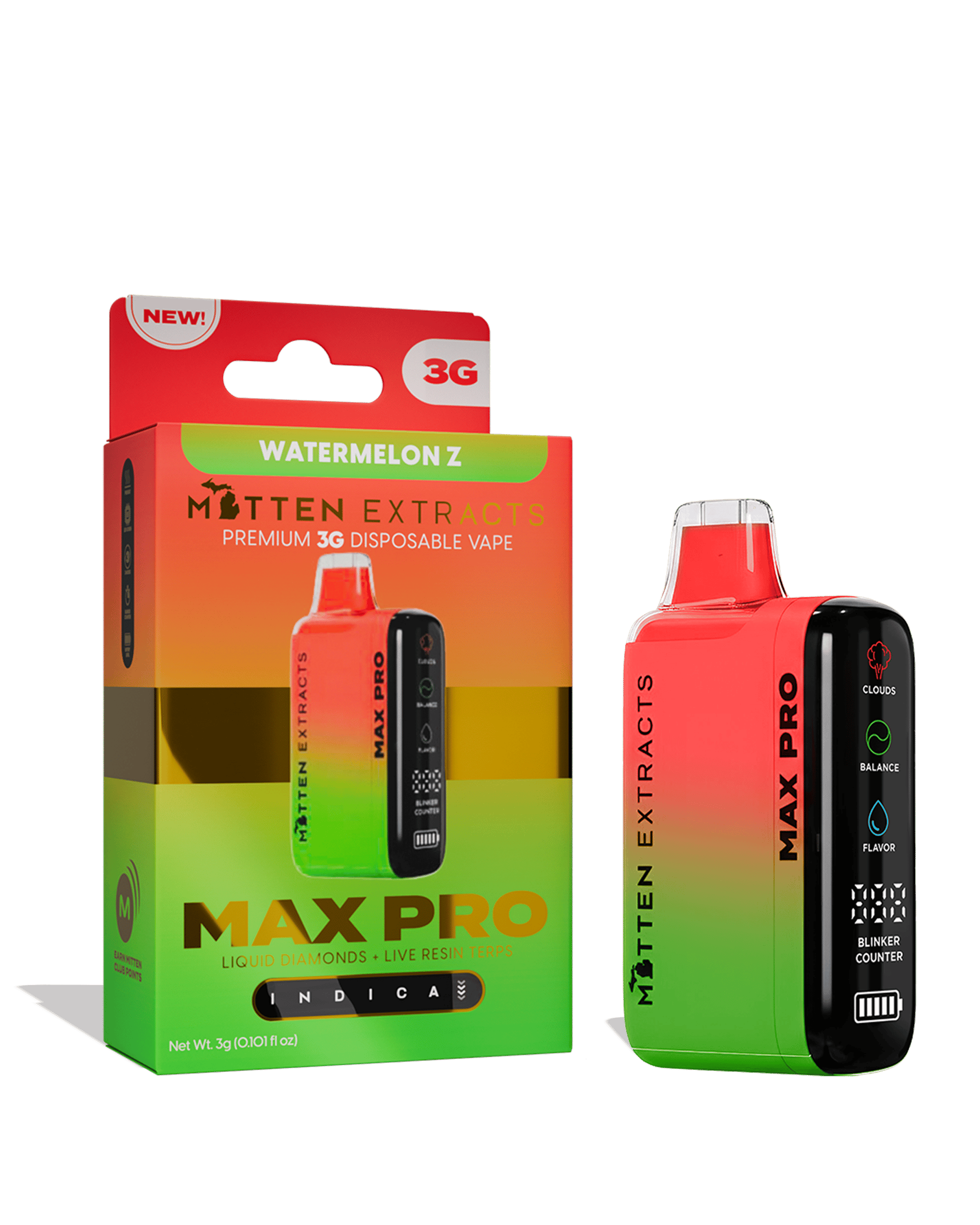 Watermelon Z Max Pro Disposable Cart 3g