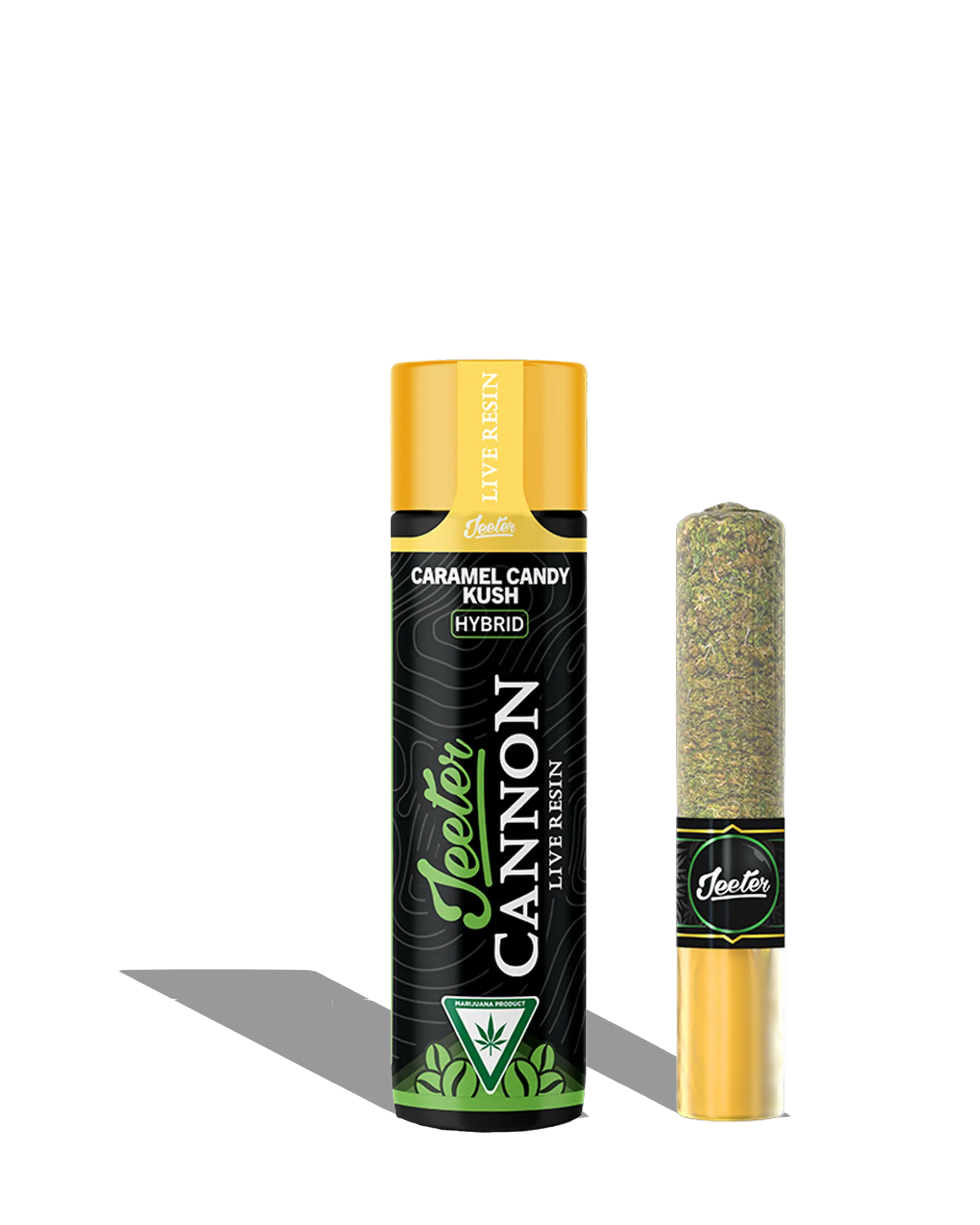 Caramel Candy Kush Cannon Live Resin Infused Preroll 1.3g