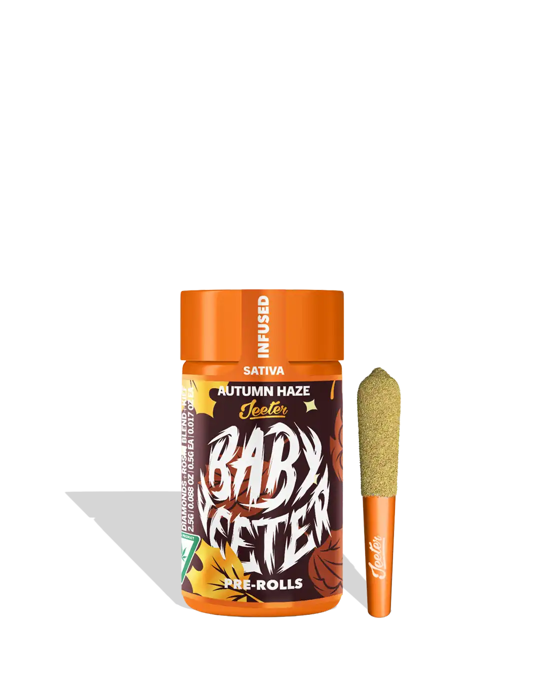 Live Rosin Enhanced Baby Jeeter Autumn Haze Infused Preroll 5-pack, 1 of 1