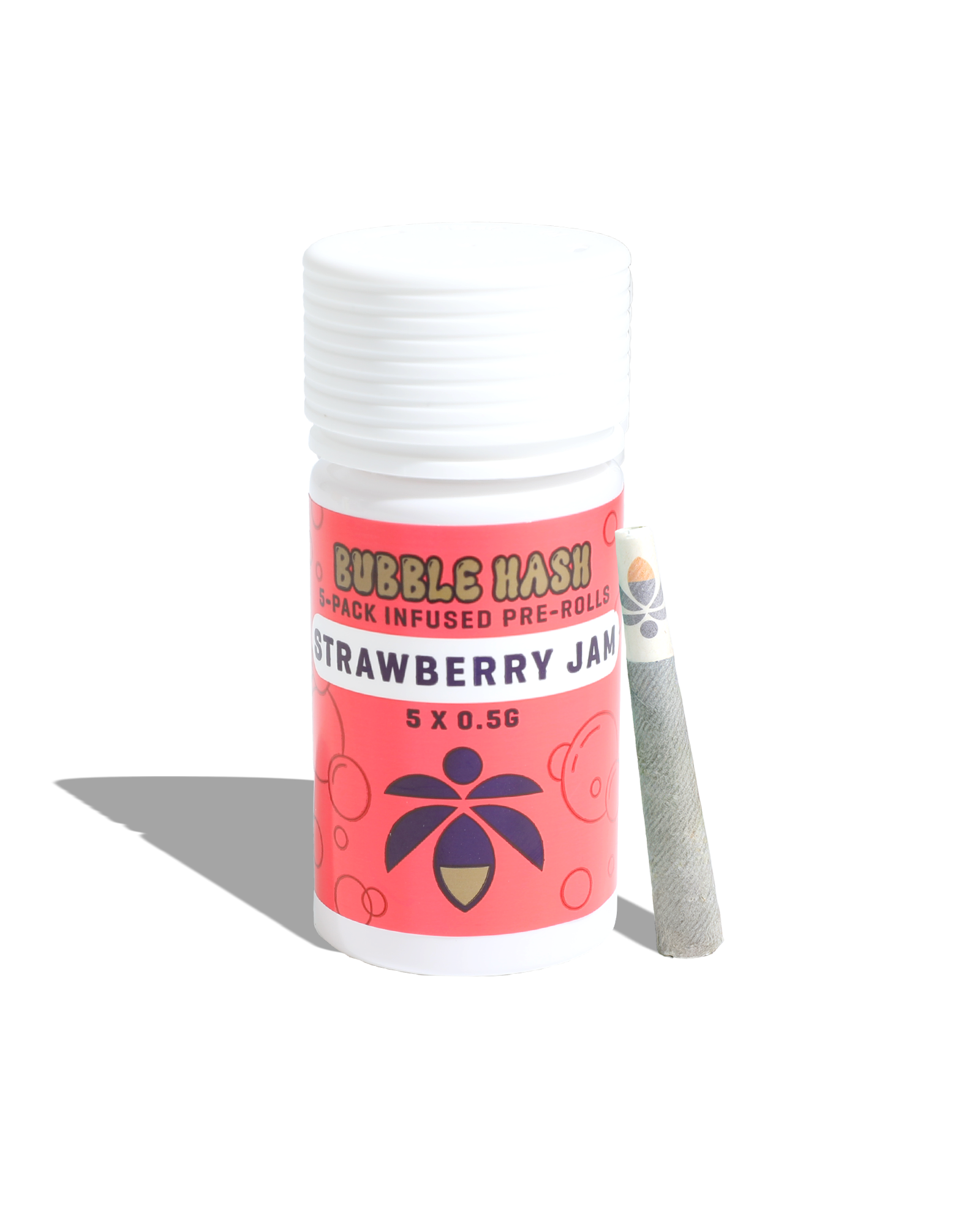 Strawberry Jam Bubble Hash Infused Preroll 5-pack, 1 of 1