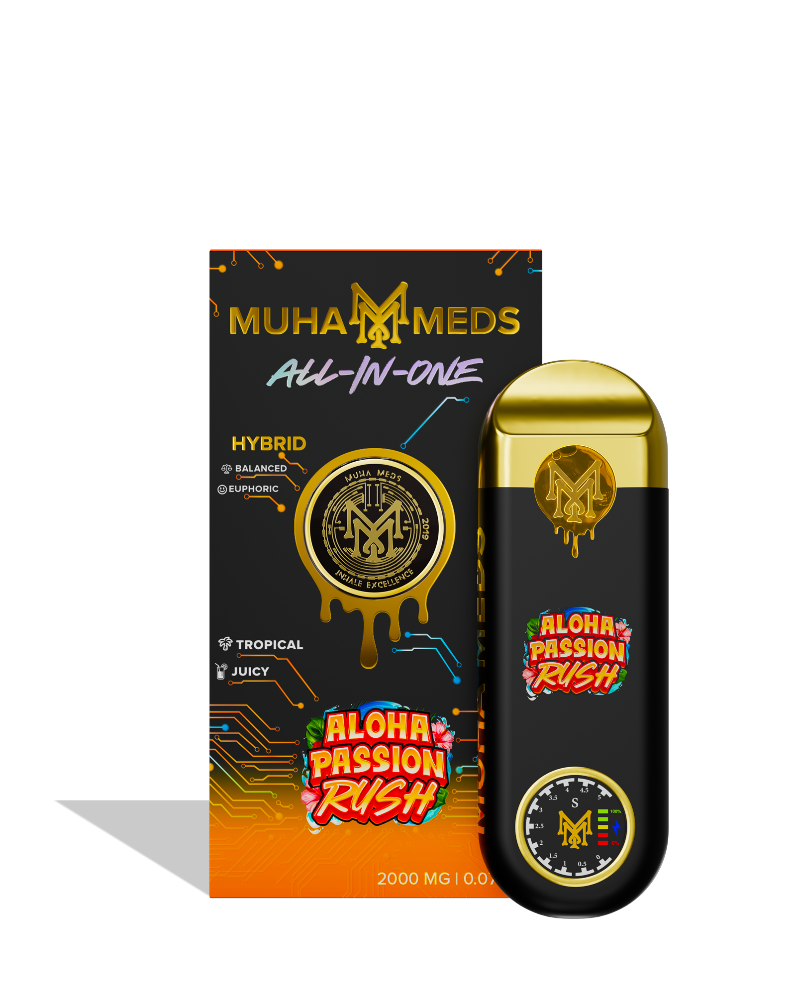Aloha Passion Rush Disposable Cart 2g, 1 of 1