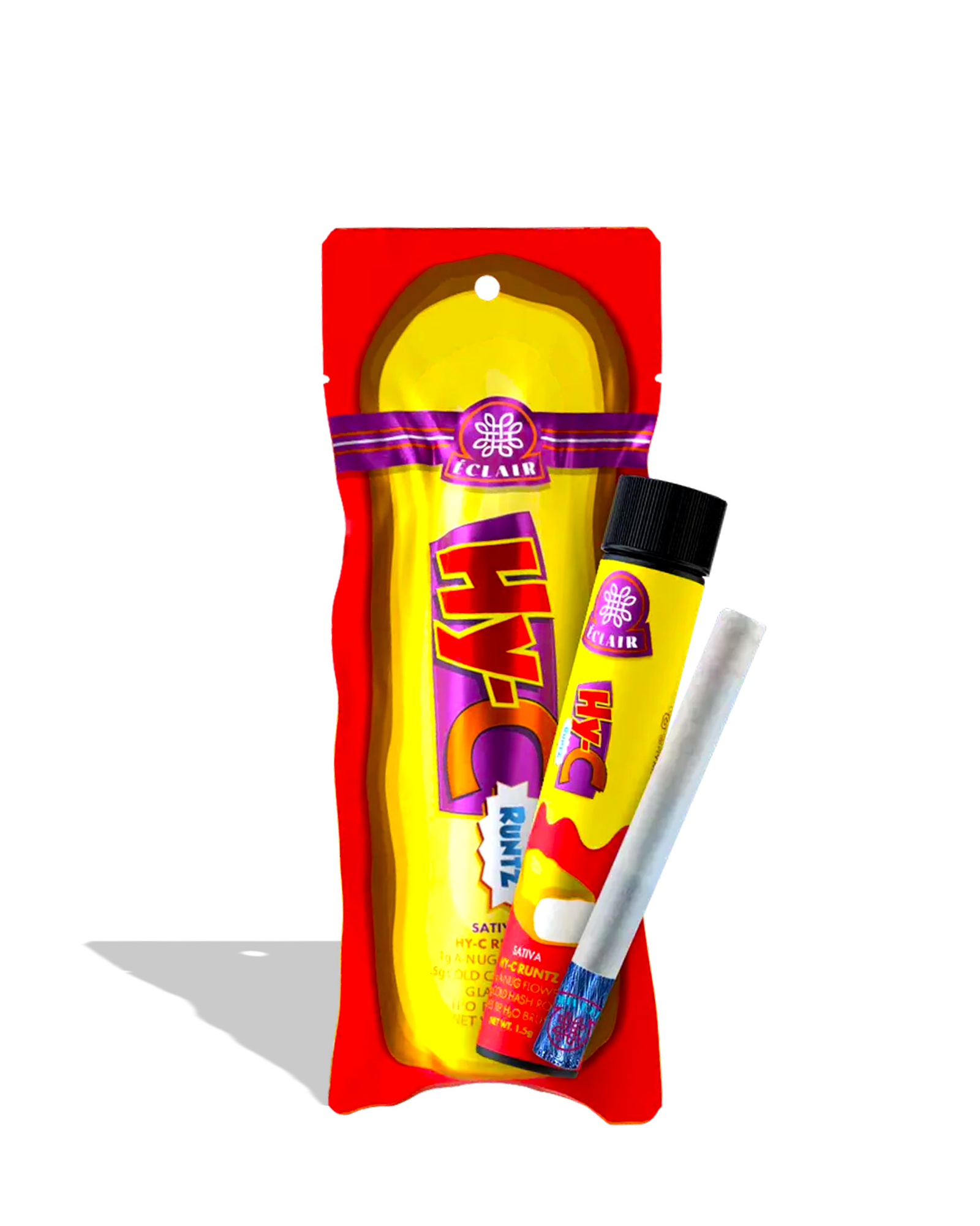 Hy-C Eclair Hash Rosin Infused Preroll 1.5g, 1 of 1