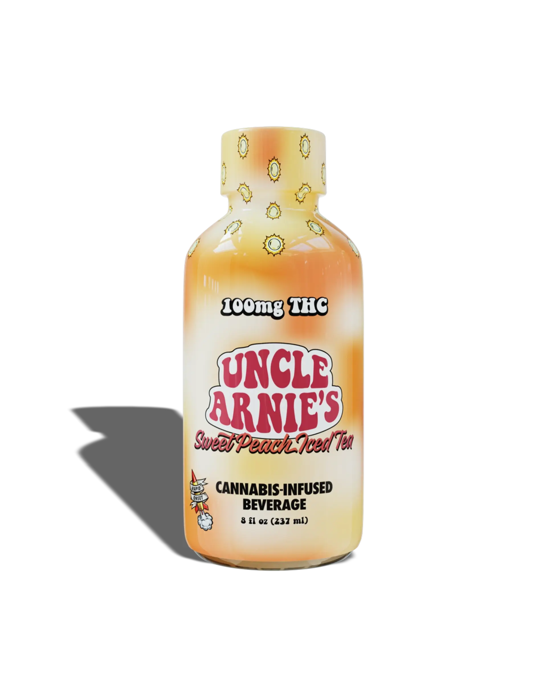 Sweet Peach Iced Tea Cannabis Infused Beverage 100mg