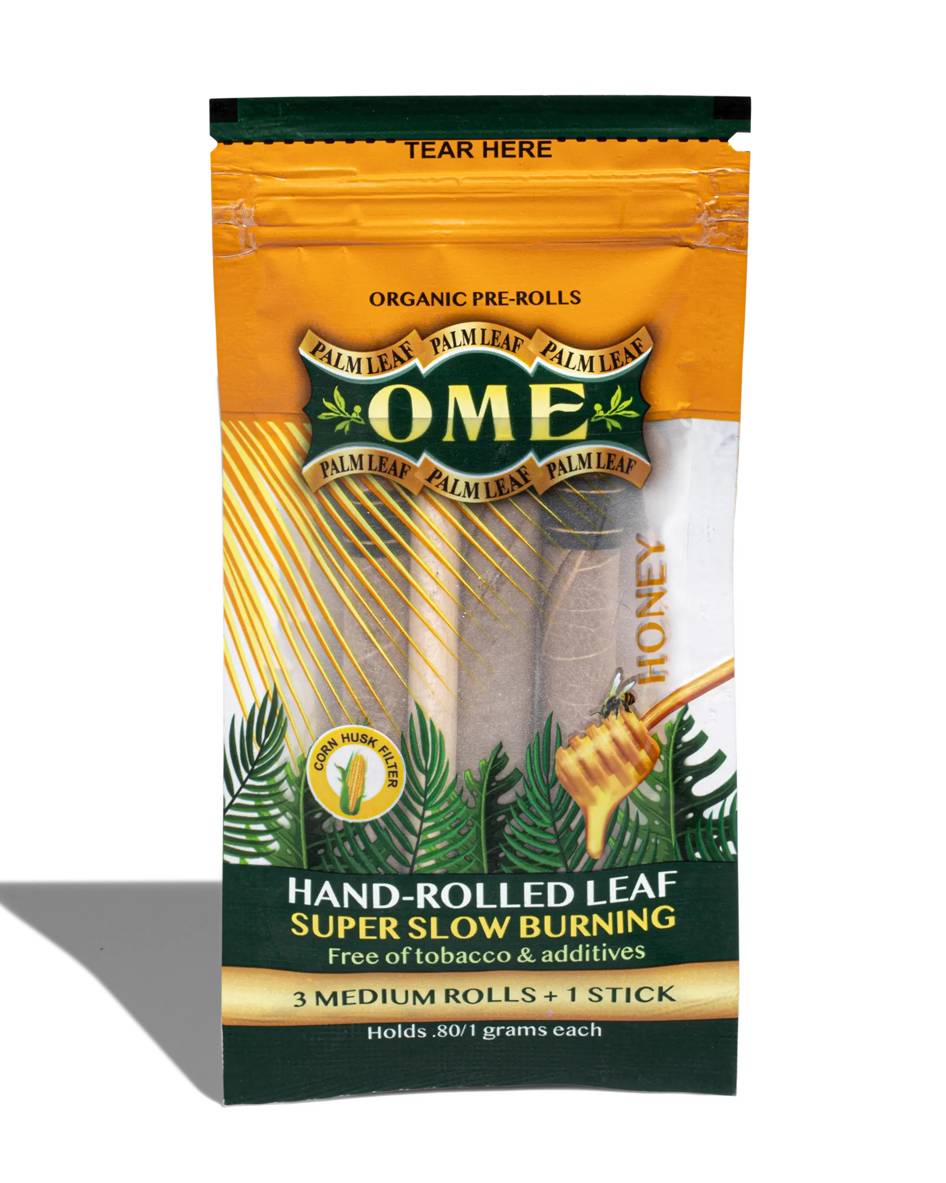 Ome Natural Palm Leaf Wraps Honey