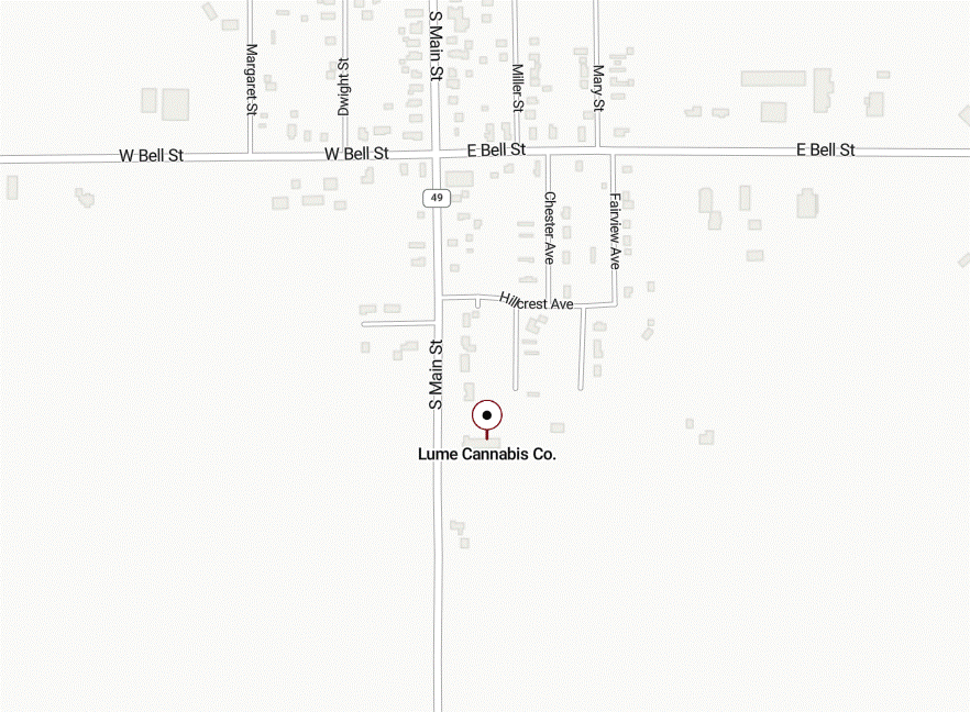 Location of Lume Cannabis dispensary in Camden, MI