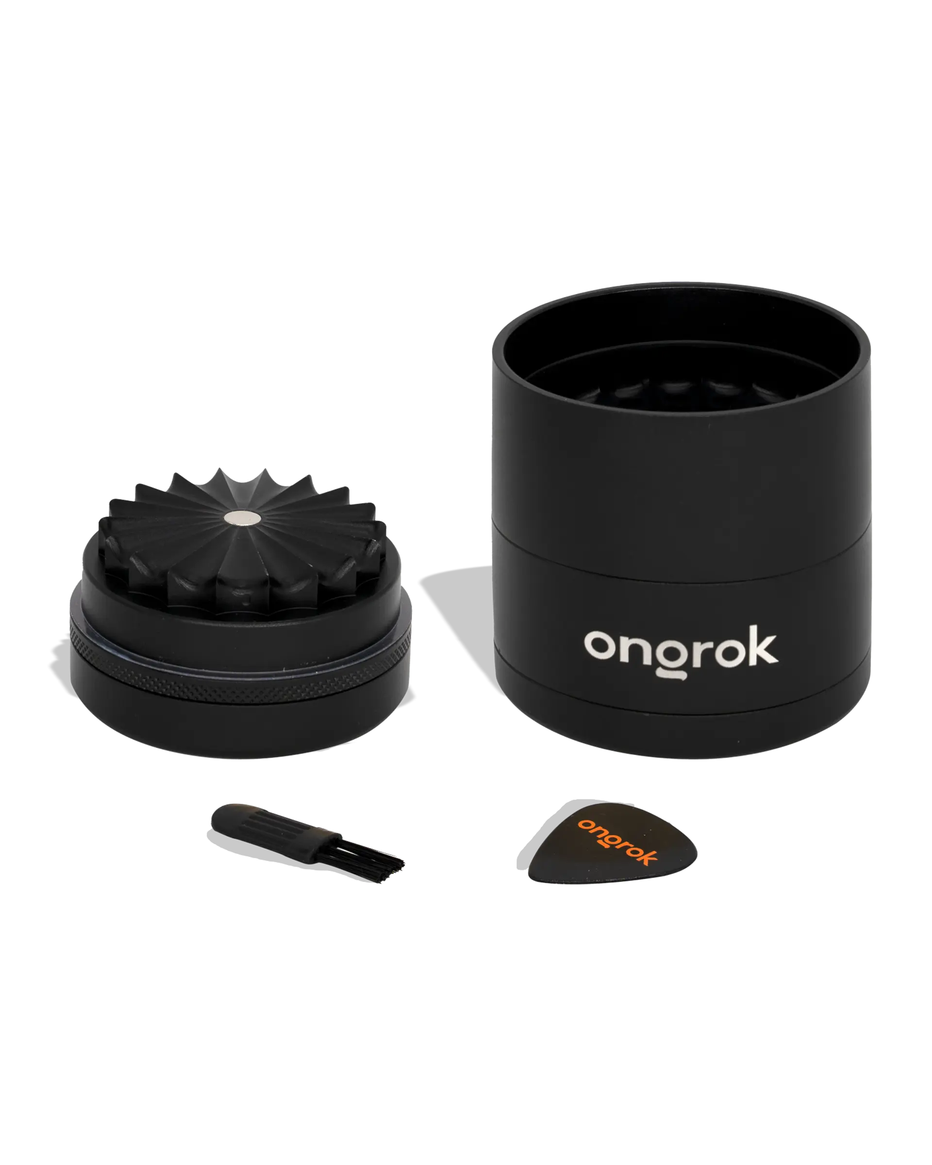 5-Piece Toothless Grinder - Black