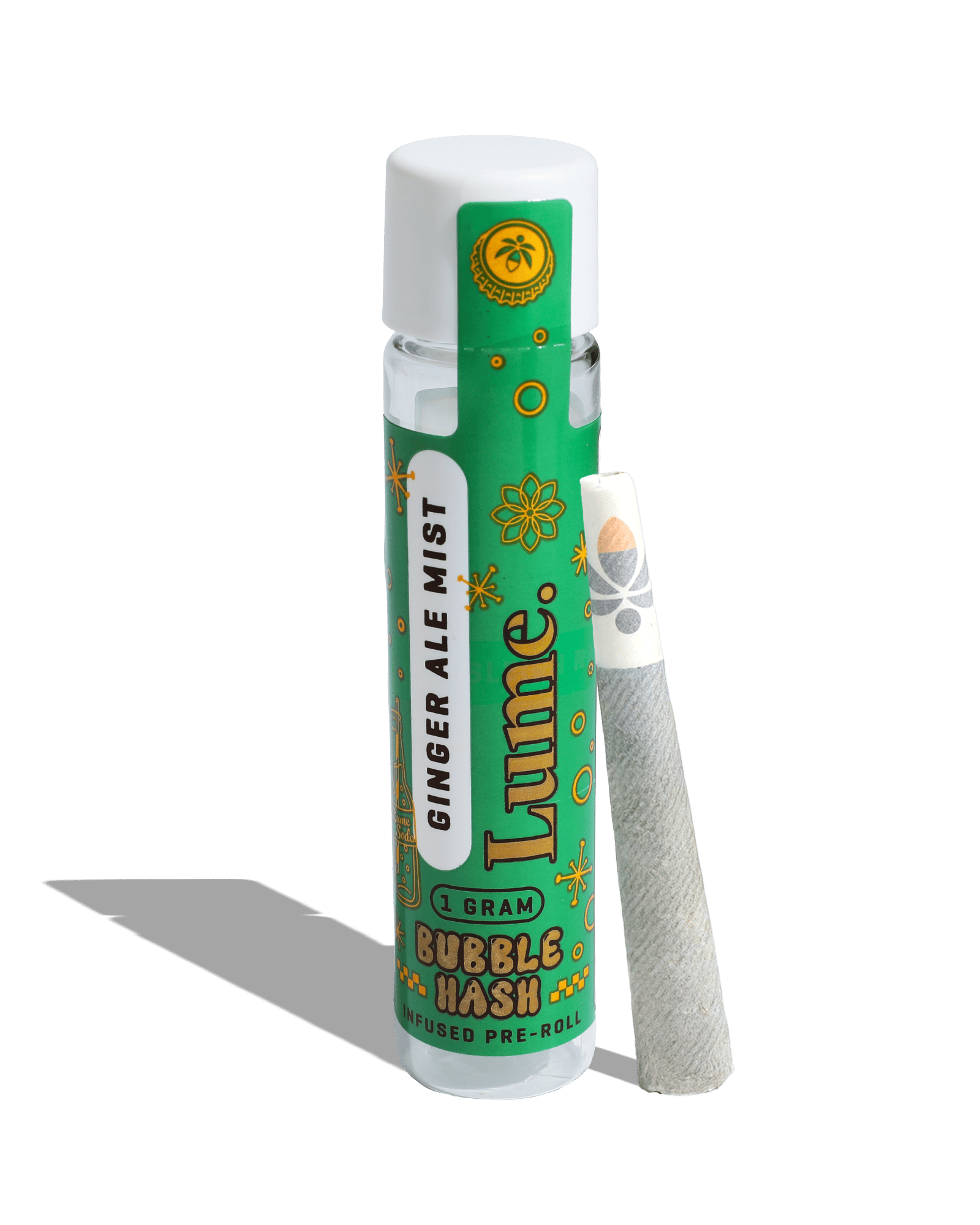 Ginger Ale Mist Bubble Hash Infused Preroll 1g