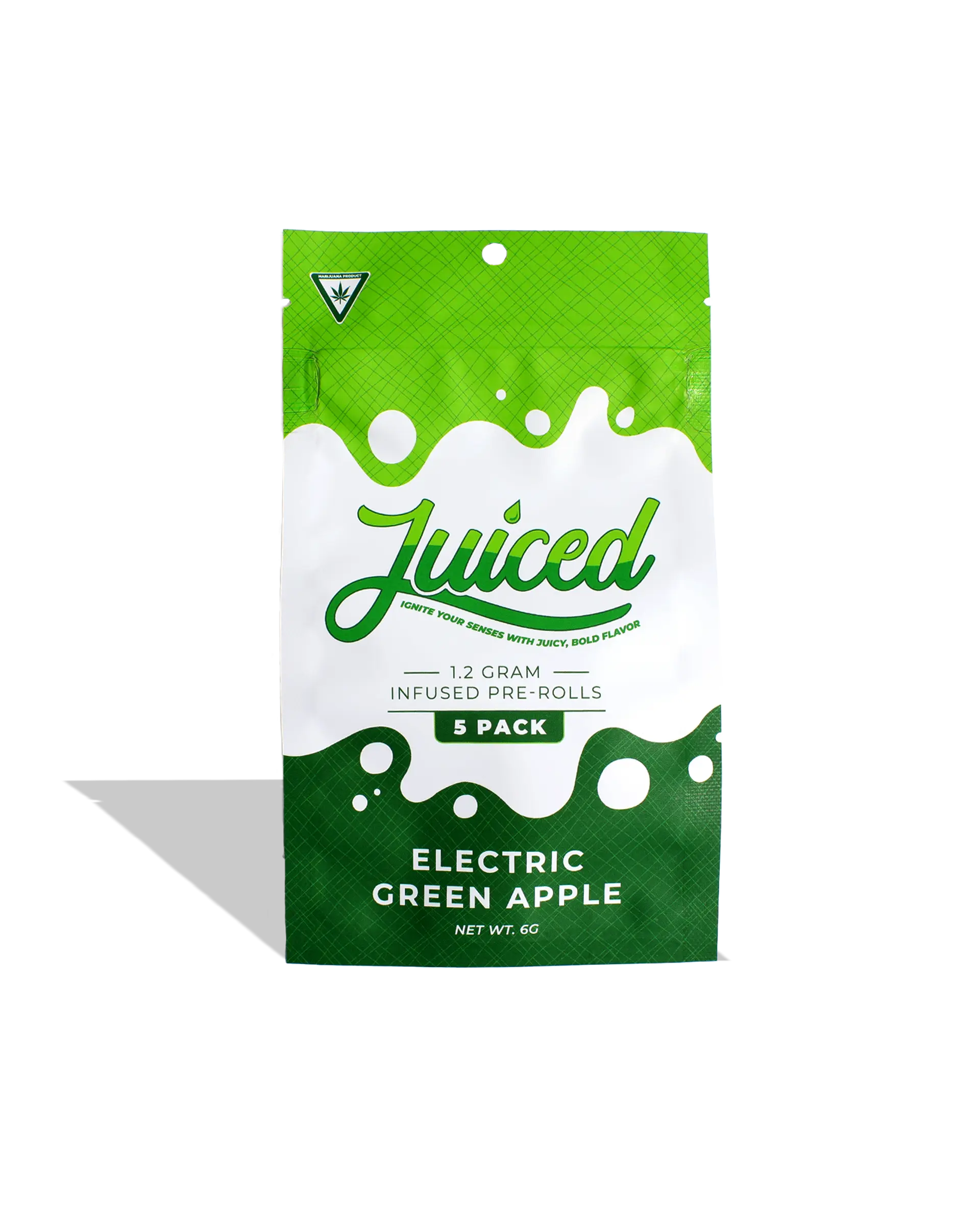 Electric Green Apple Infused Preroll 5-pack