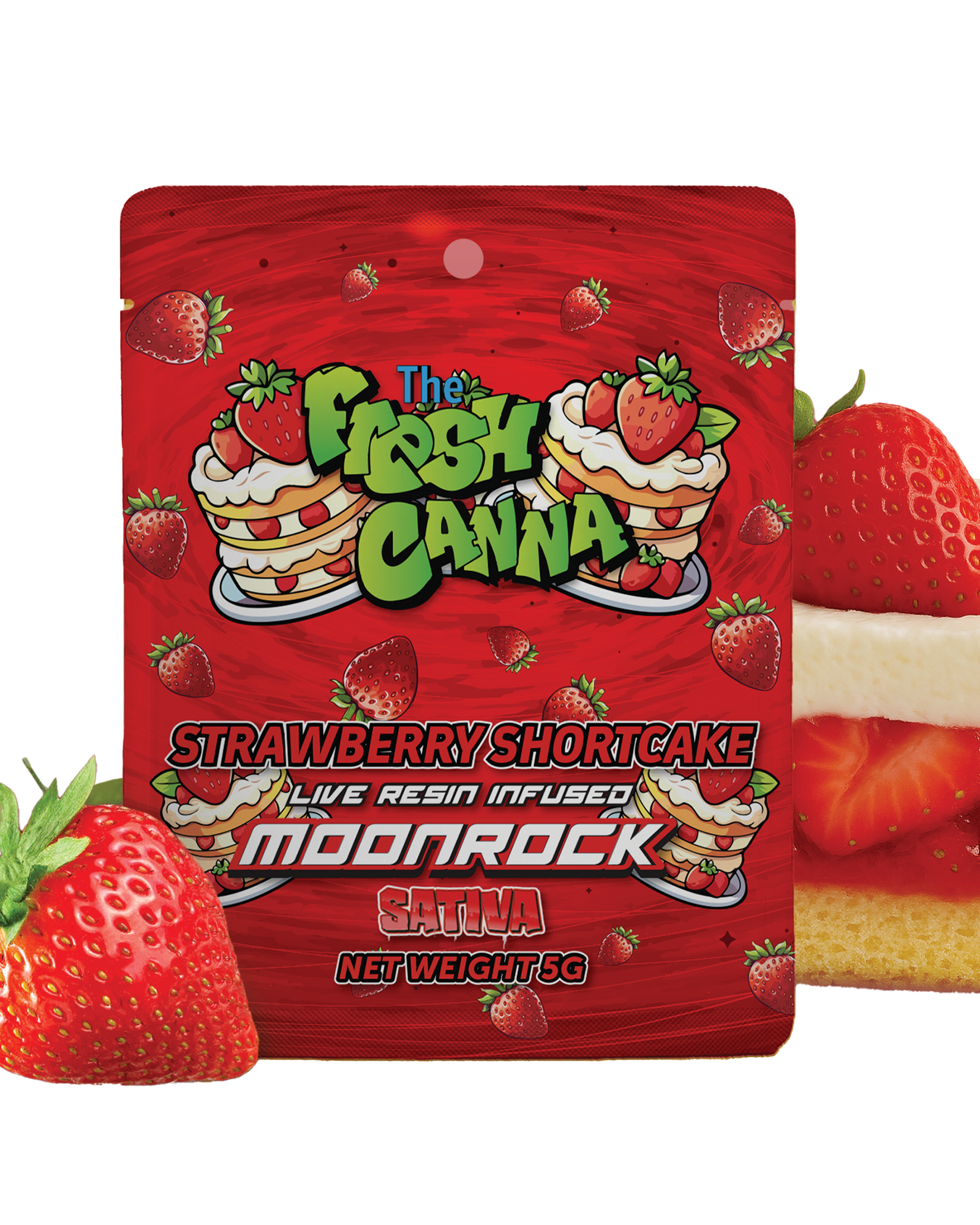 Strawberry Shortcake Moonrocks 5g, 1 of 1