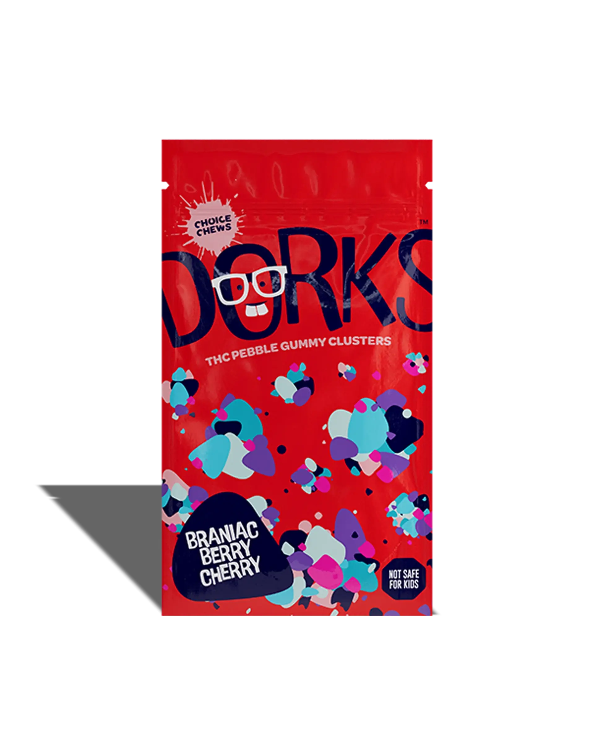 Dorks Brainiac Berry Cherry Gummies 10x20mg