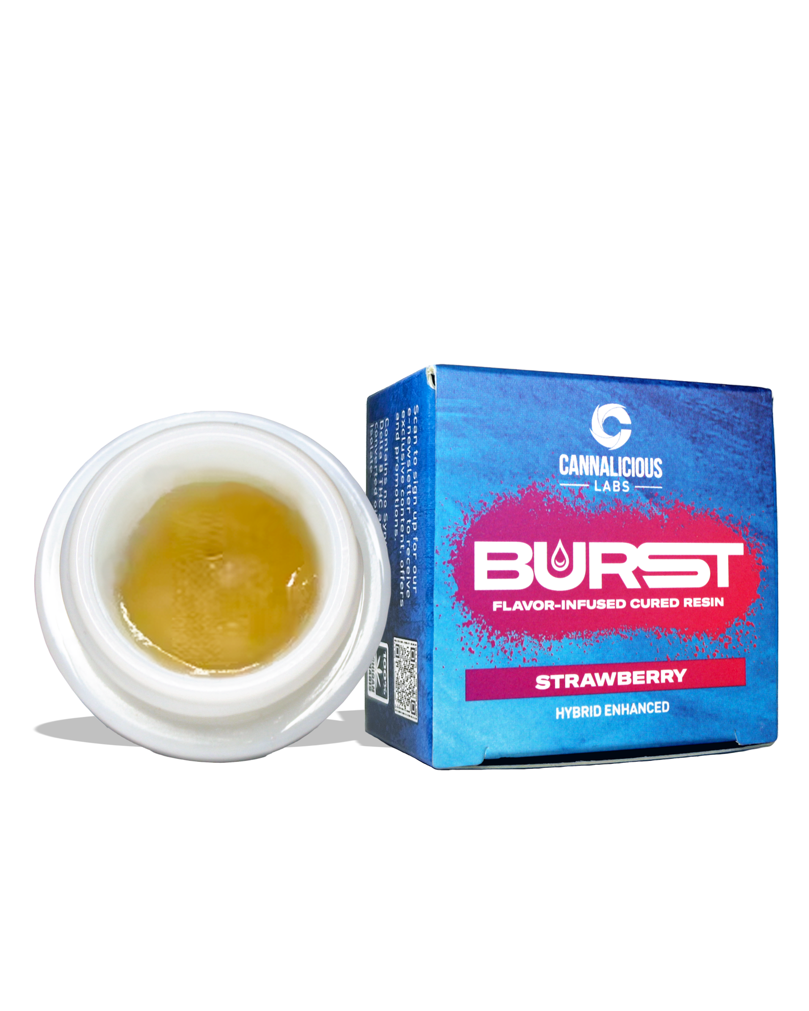 Strawberry Burst Cured Resin 2g, 1 of 1