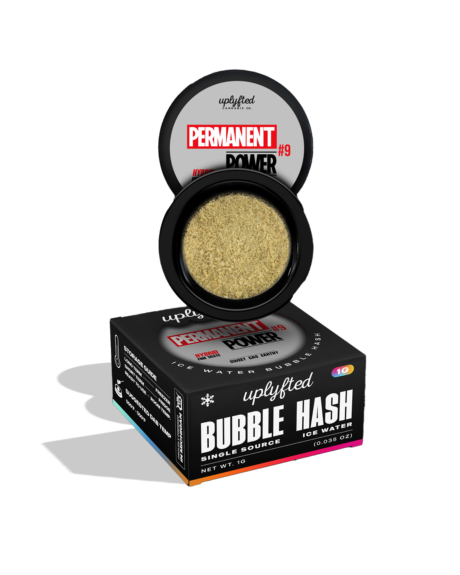 Permanent Power #9 Bubble Hash 1g, 1 of 1