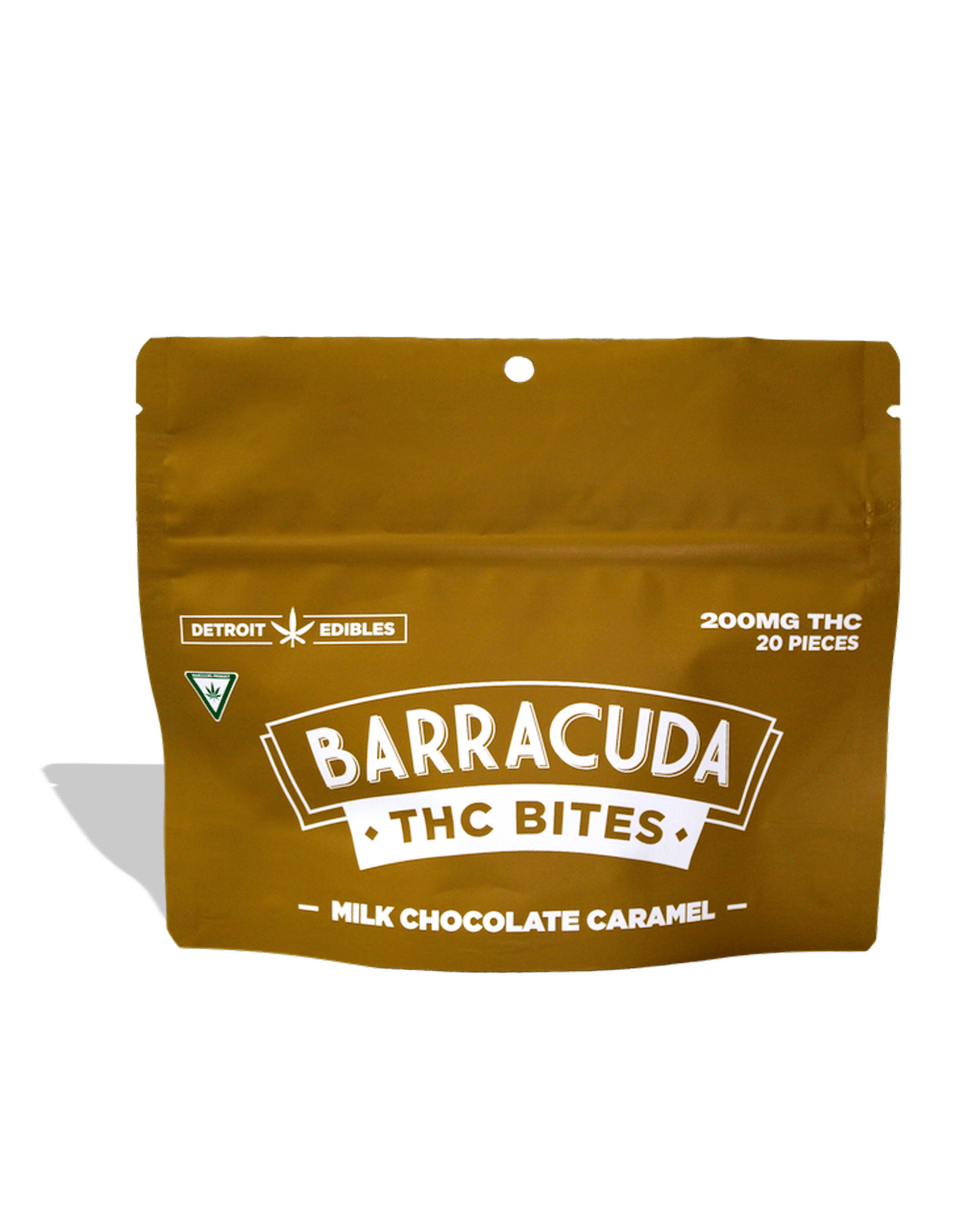 Milk Chocolate Caramel Barracuda Bites 20x10mg