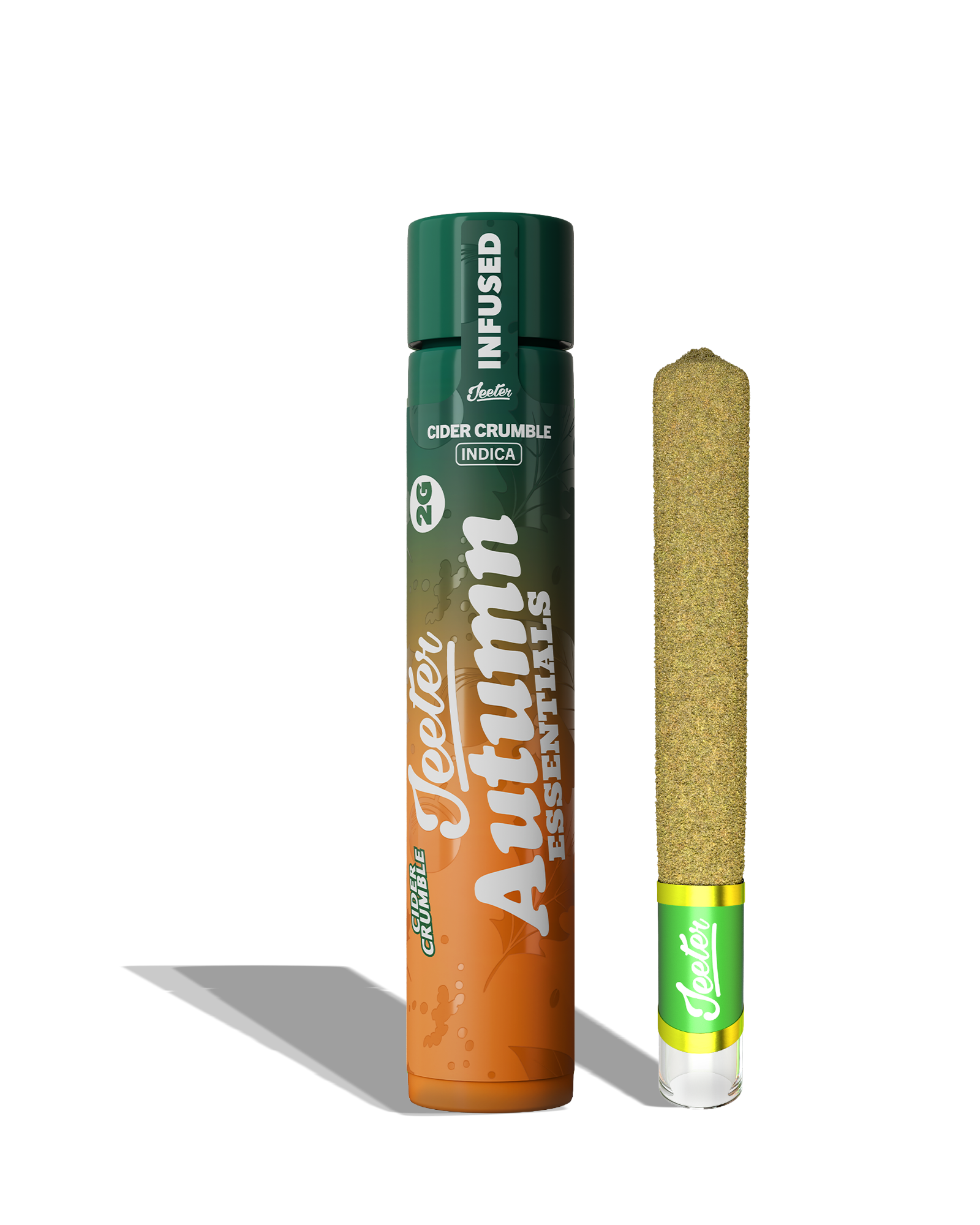 Live Rosin Enhanced Jeeter XL Cider Crumble Infused Preroll 2g, 1 of 1