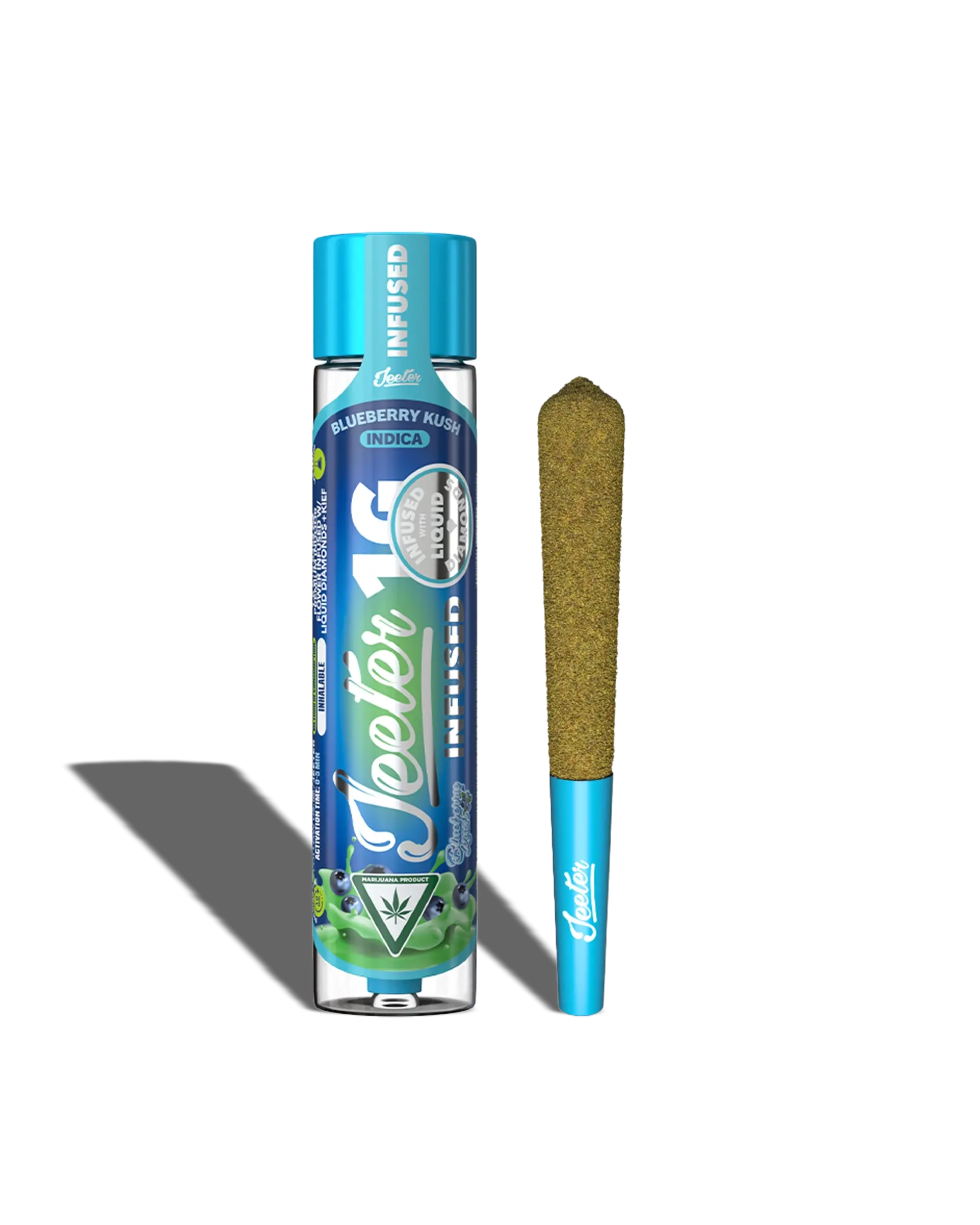 Jeeter Blueberry Kush Infused Preroll 1g