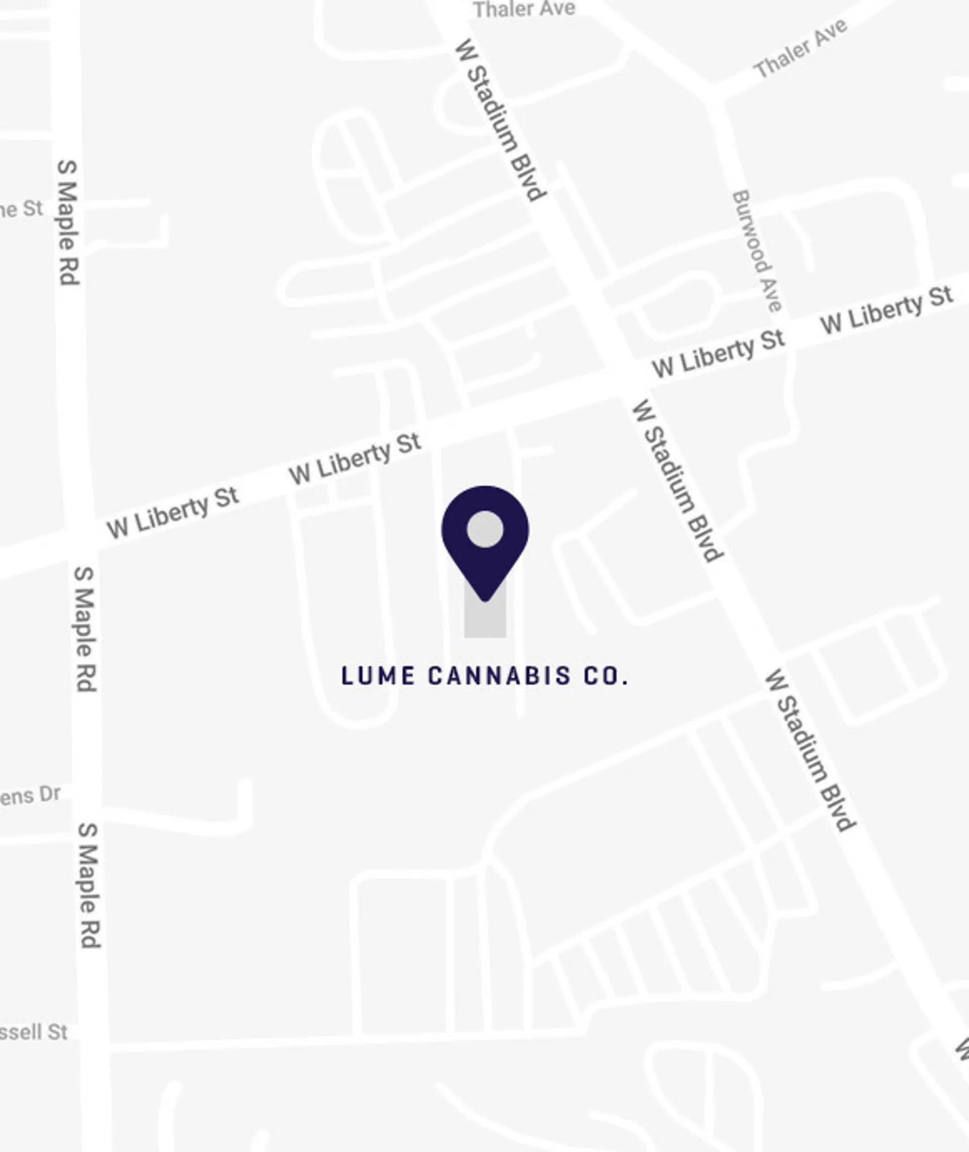 Location of Lume Cannabis Dispensary in Ann Arbor, MI