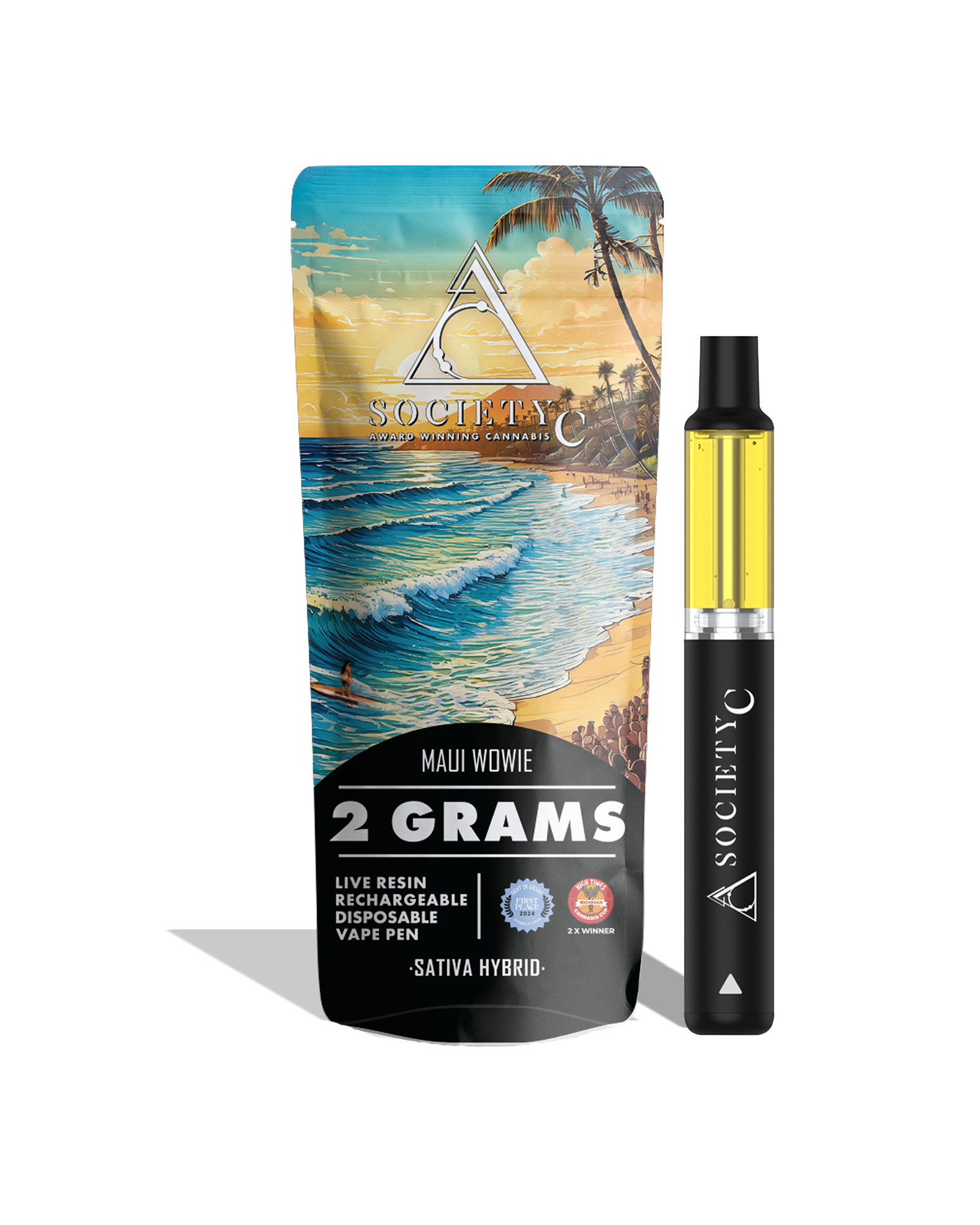 Maui Wowie Live Resin Disposable Cart 2g, 1 of 1