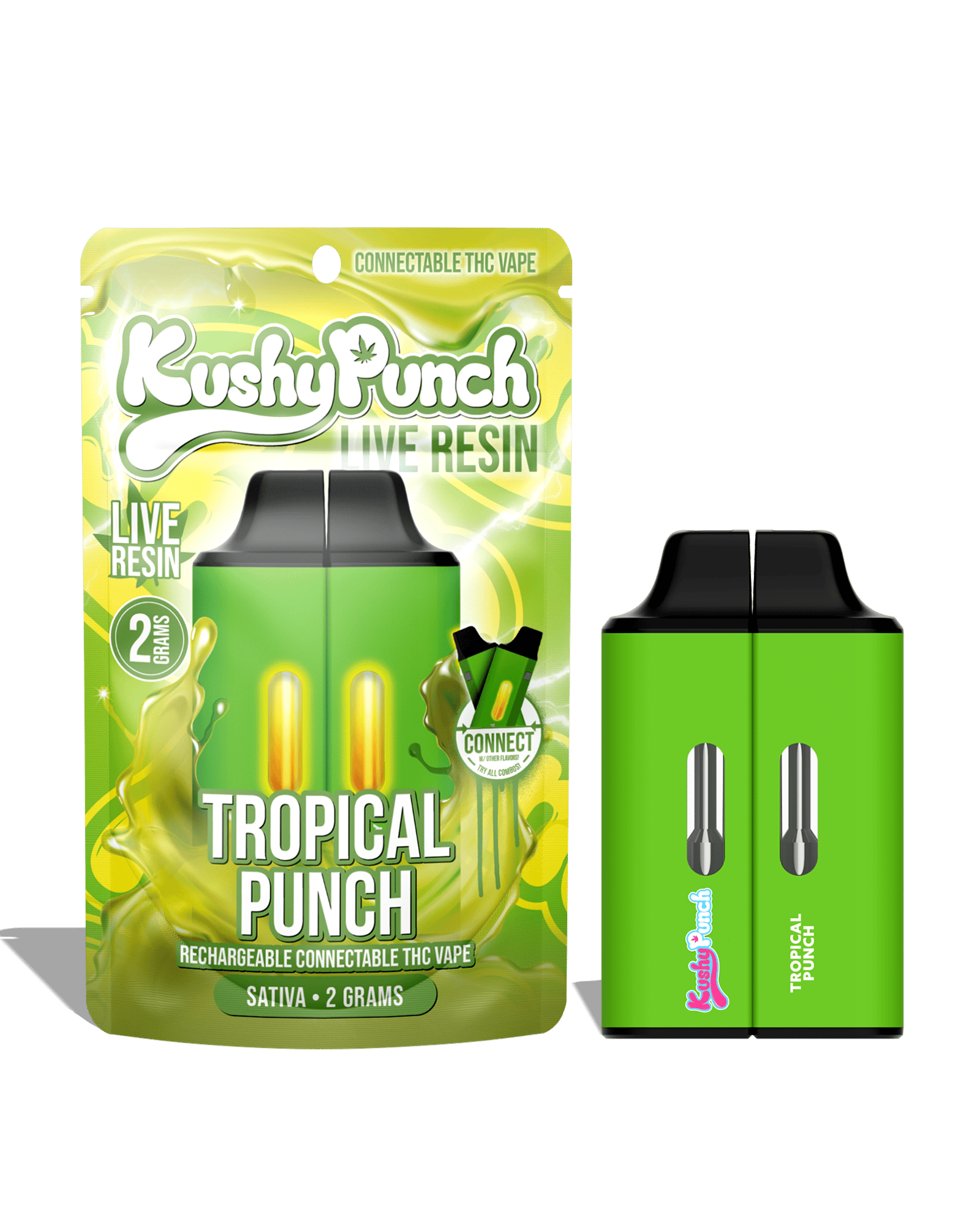 Tropical Punch Click Live Resin Disposable Cart 2g