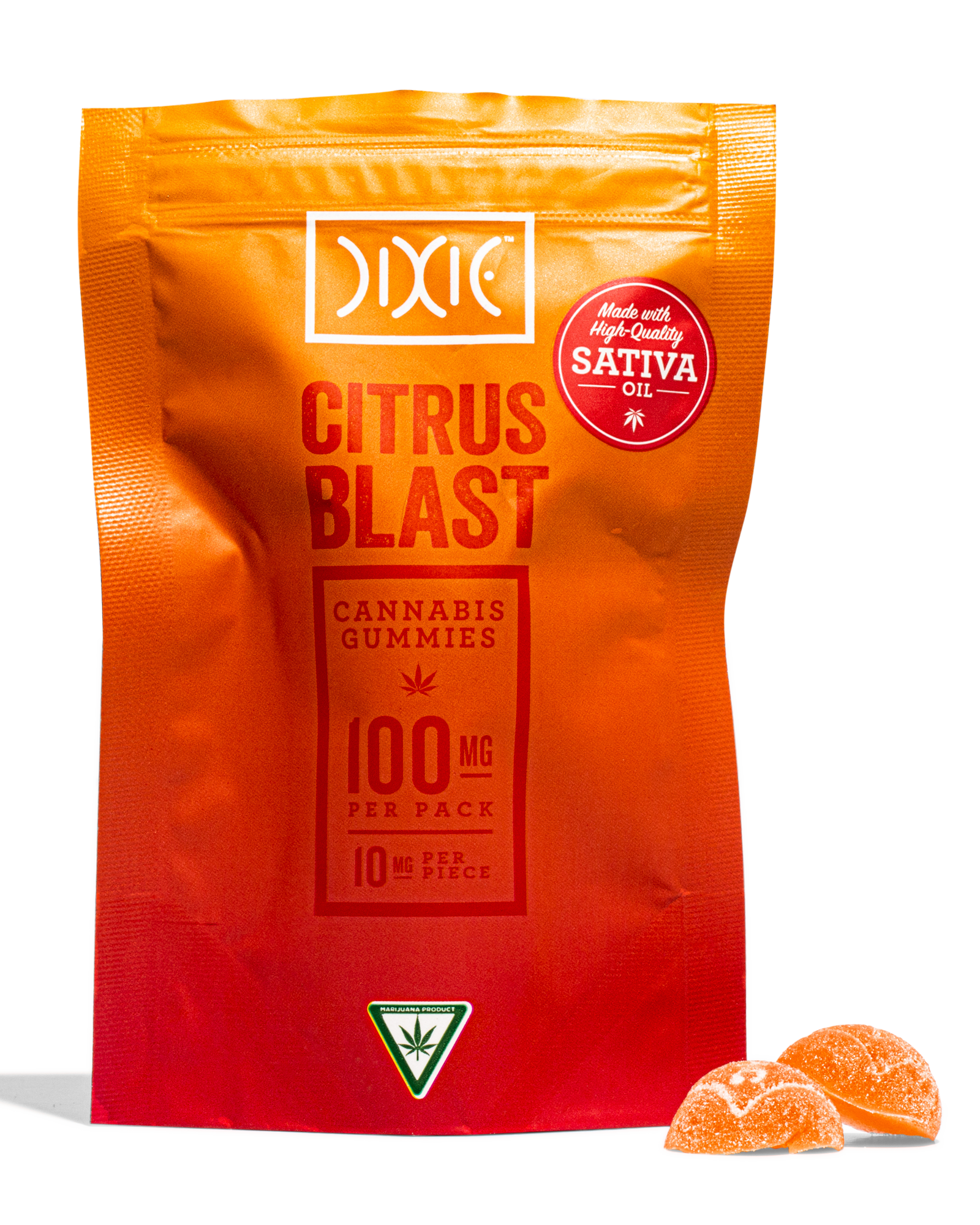 Citrus Blast Gummies 10x10mg, 2 of 3
