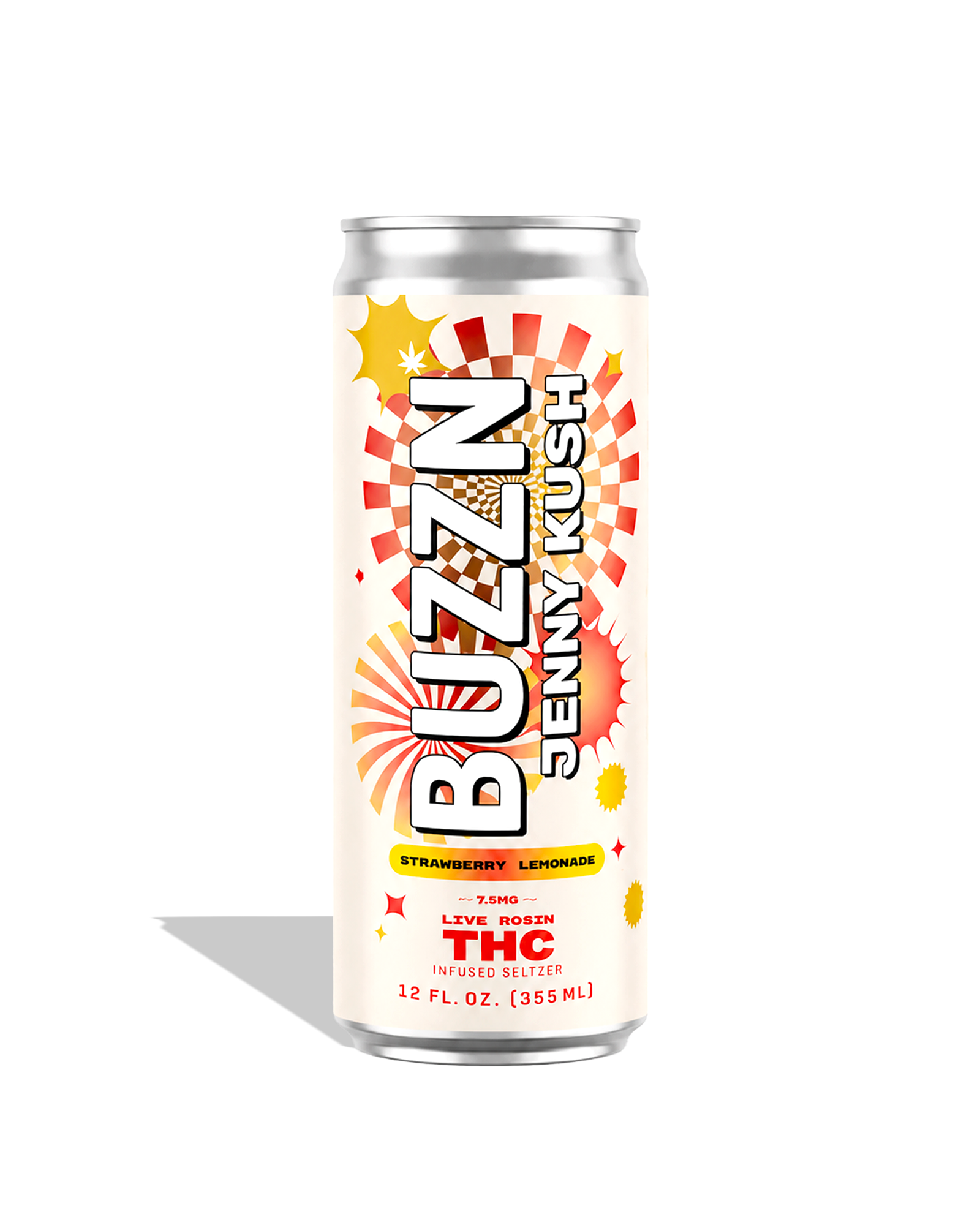 Buzzn X Jenny Kush Live Rosin Strawberry Lemonade Seltzer 7.5g, 1 of 1