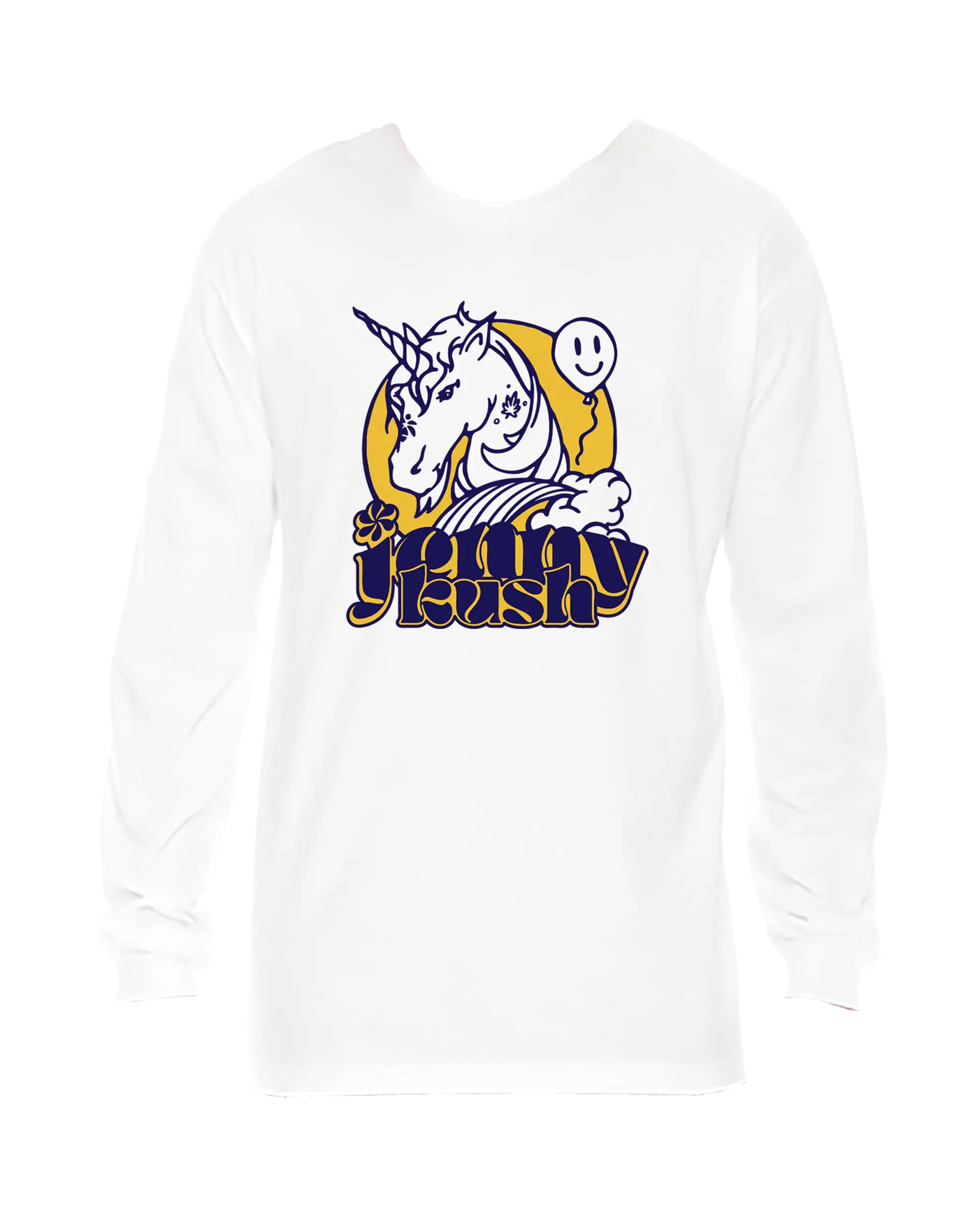 Jenny Kush Fine Jersey Long Sleeve T-shirt - White (XL)