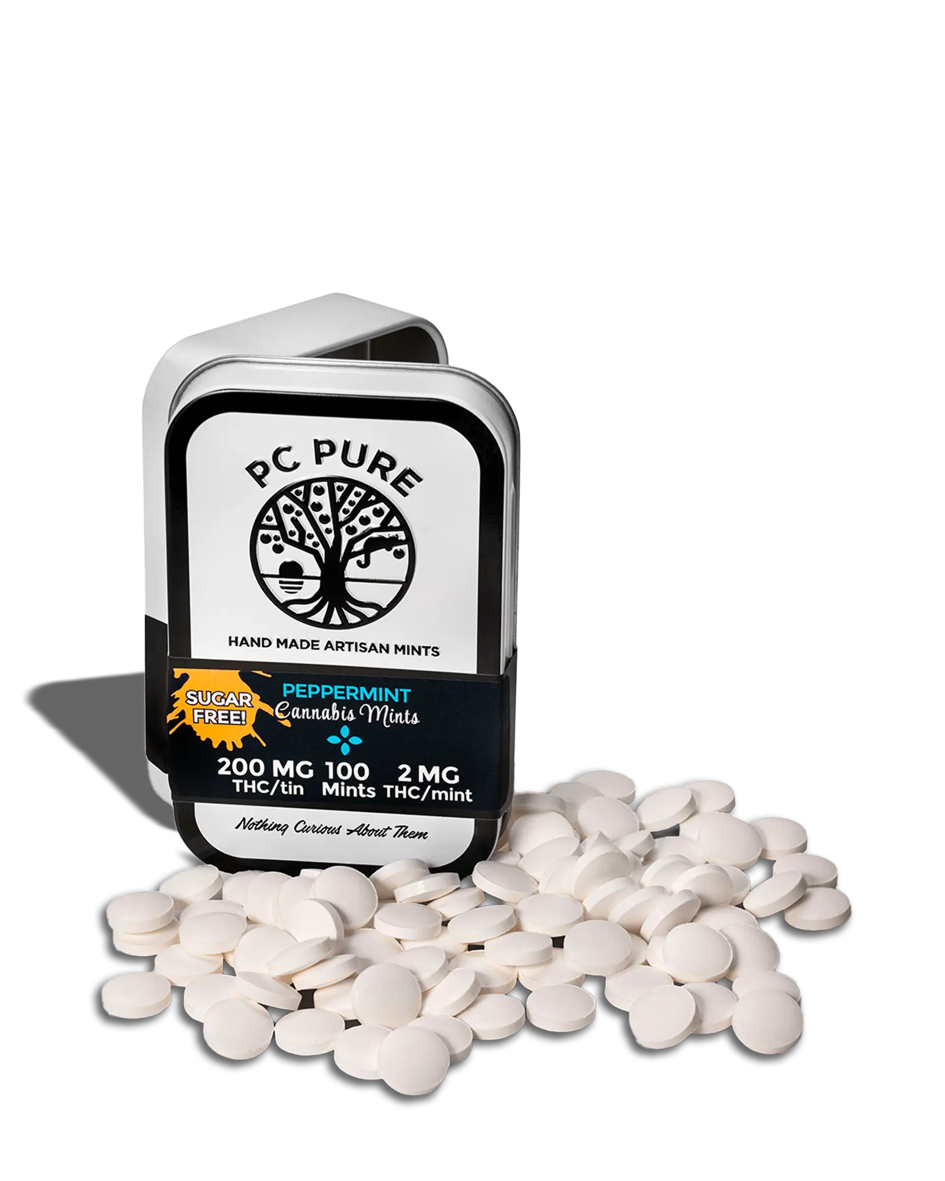 Peppermint Cannabis Mints 100x2mg