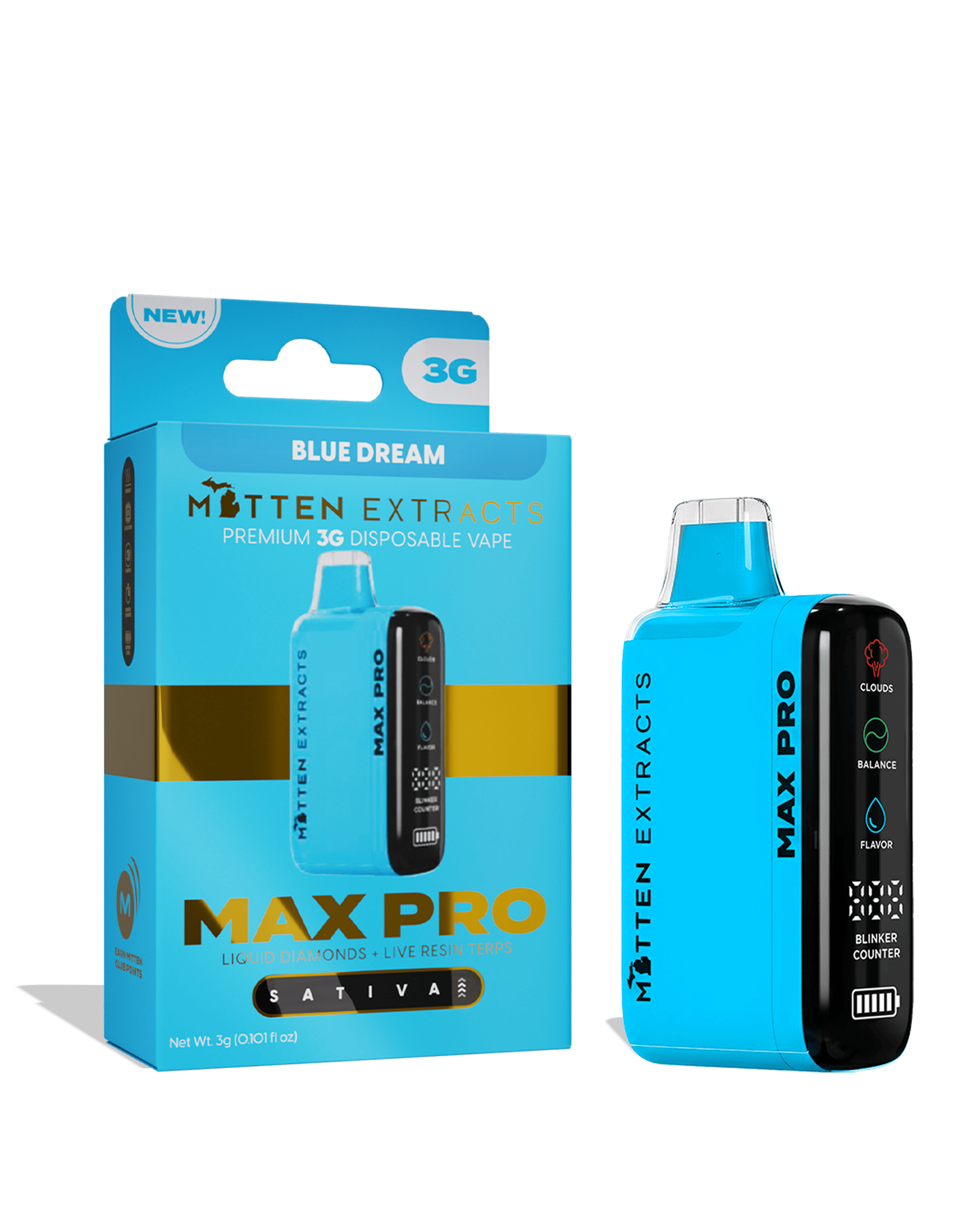 Blue Dream Max Pro Disposable Cart 3g