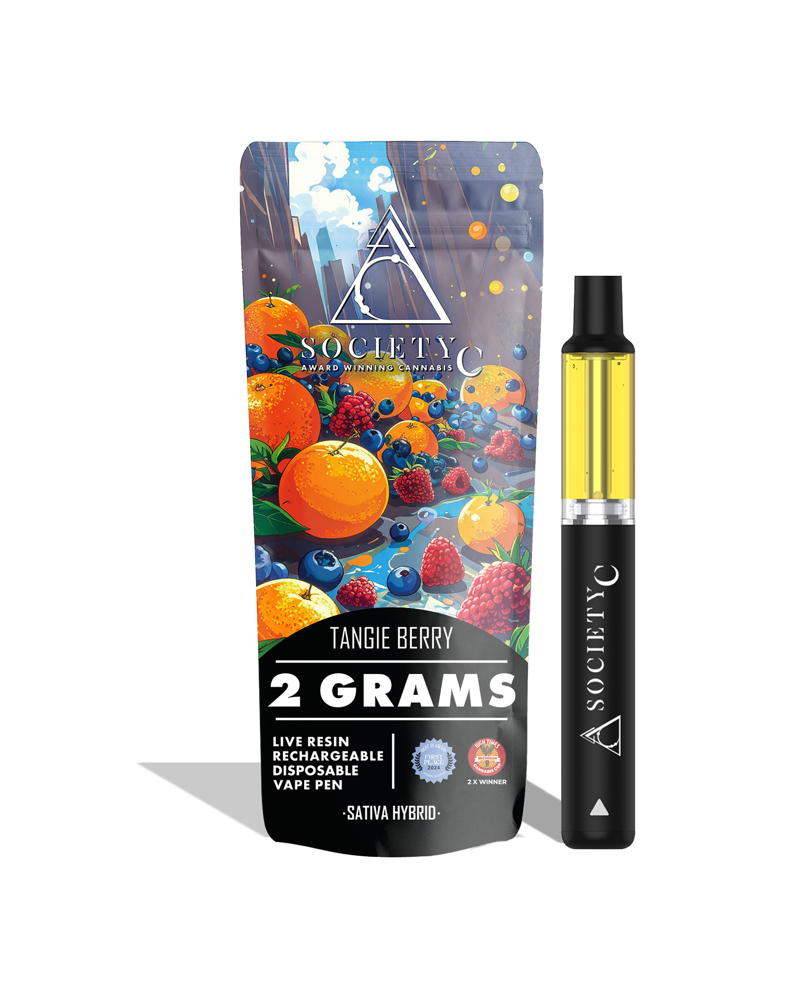 Tangie Berry Live Resin Disposable Cart 2g, 1 of 1