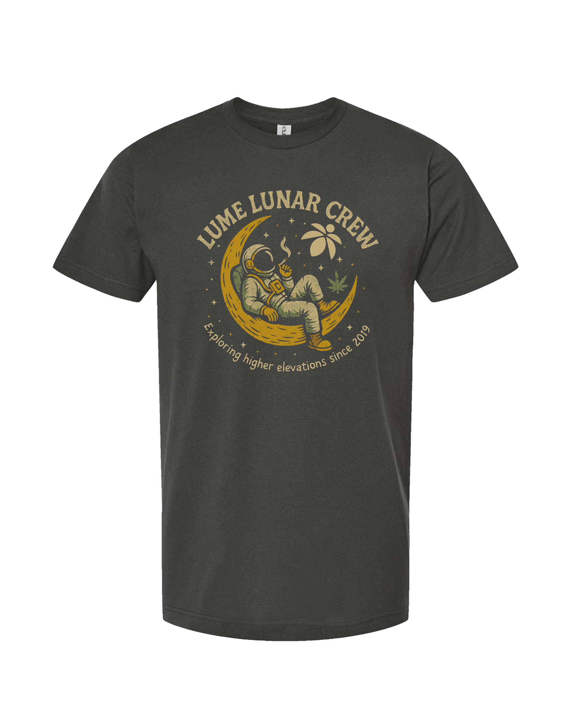 Lume Lunar Tshirt - Charcoal (XL)
